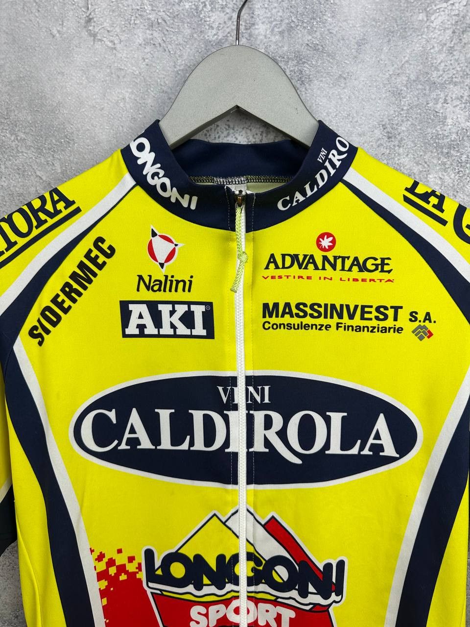 Vintage Vintage Nalini Vini Caldirola Longoni Sport Cycling Jersey Size US L / EU 52-54 / 3 - 4 Thumbnail