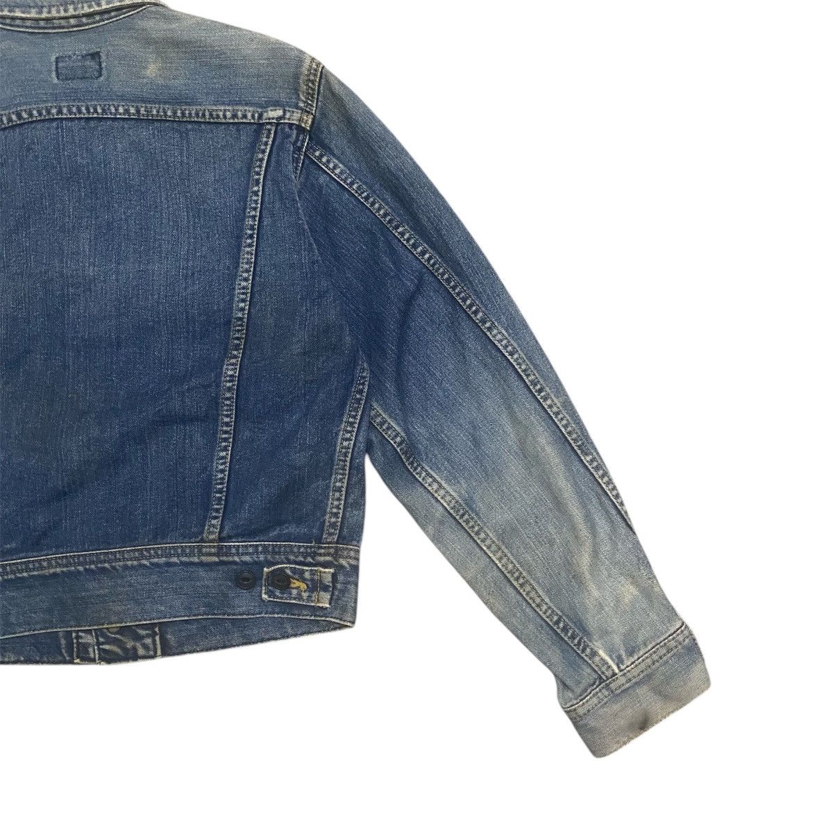 Lee Vintage Lee Denim Trucker Jacket Distressed Faded 70s/80s Size US S / EU 44-46 / 1 - 10 Thumbnail