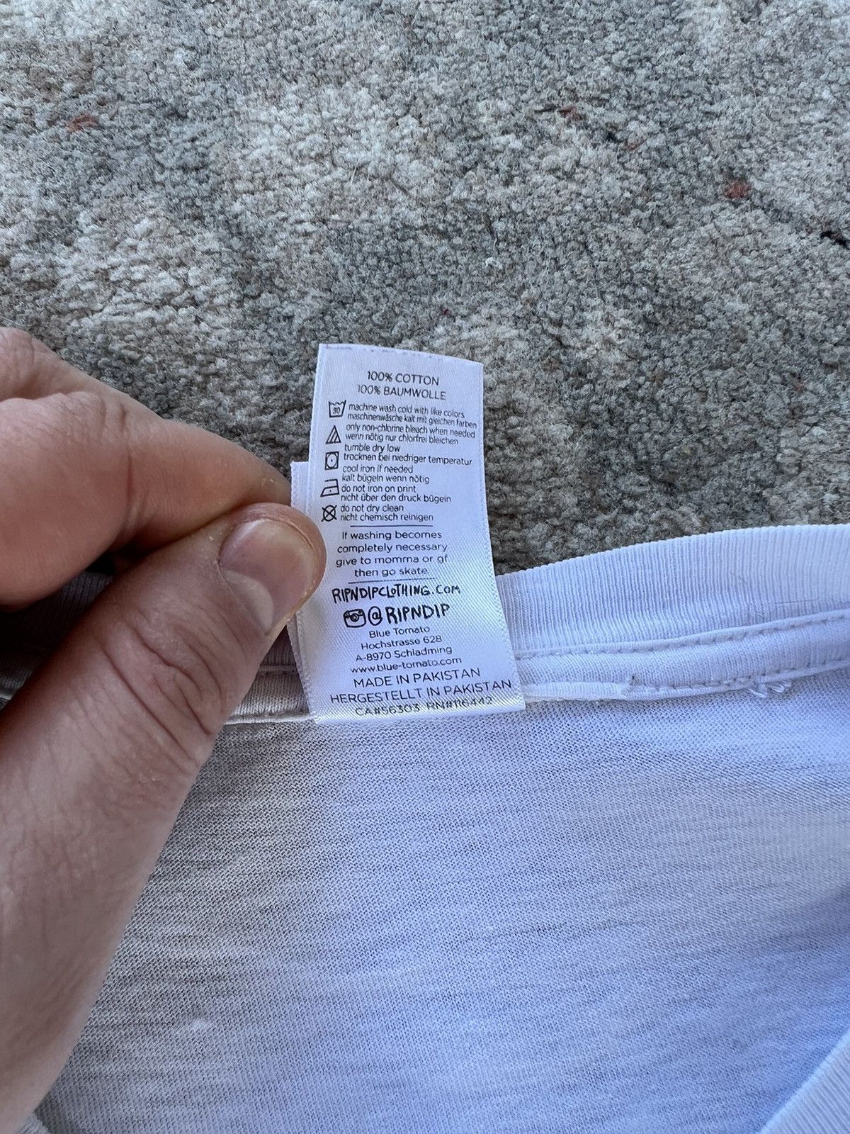 RIPNDIP Rip N Dip Stops Being A Pussy Tee Size US L / EU 52-54 / 3 - 6 Thumbnail