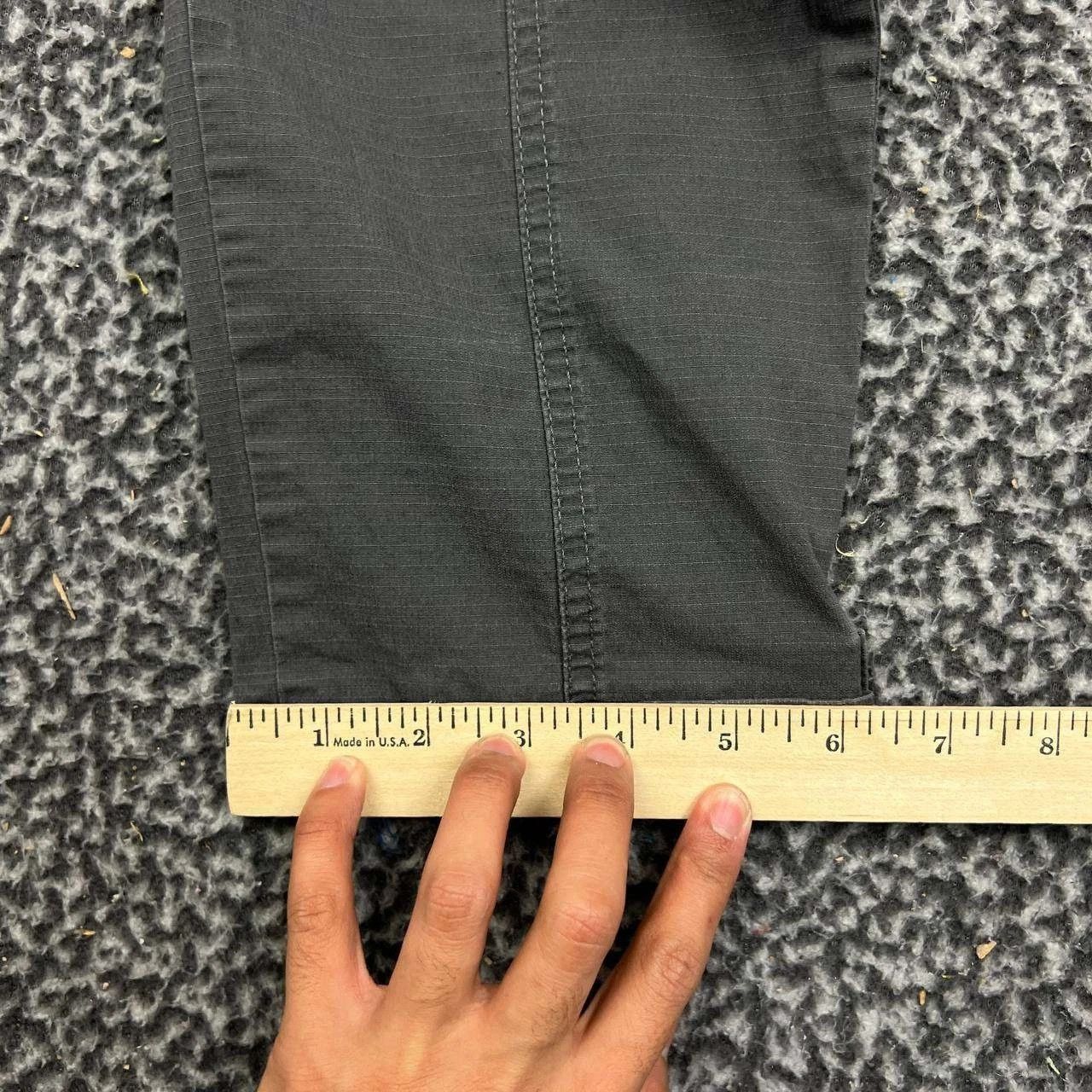 Orvis Orvis Crop Pants Women 8 Gray Chino Straight Pockets 33x25 Size 33" - 3 Thumbnail