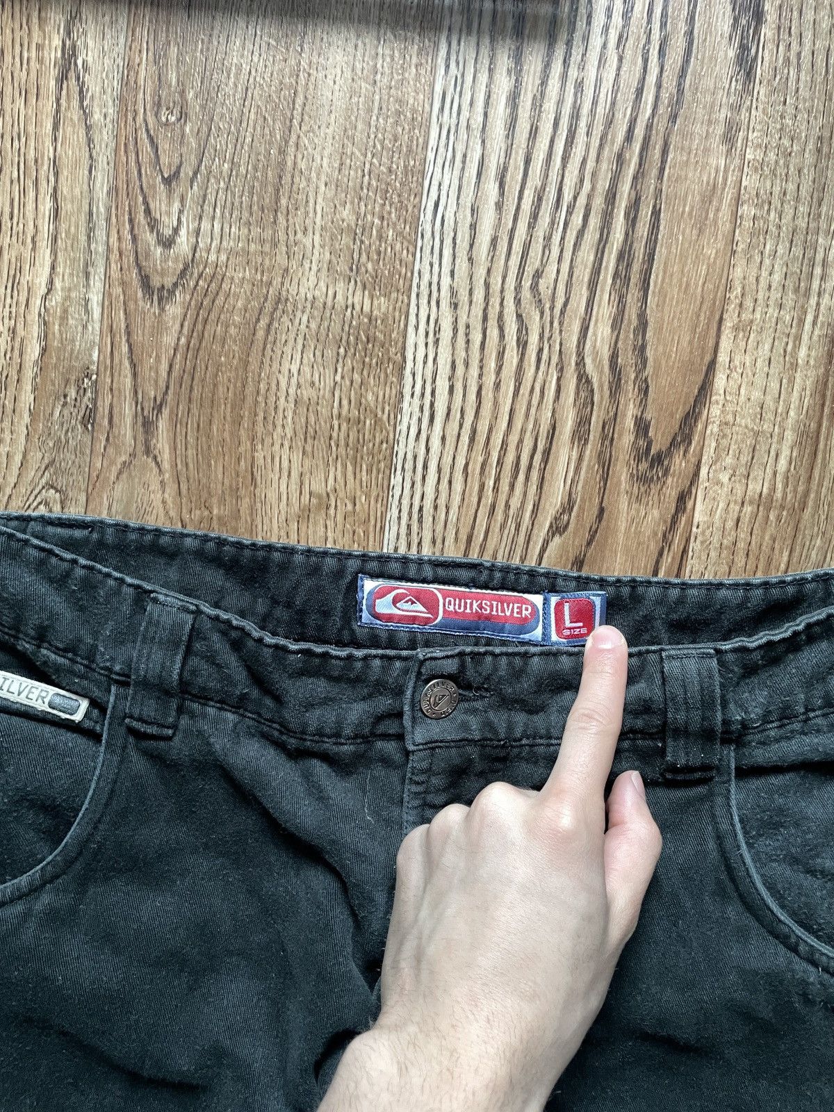 Hysteric Glamour Vintage Quicksilver Y2K distressed baggy cargo pants Size US 34 / EU 50 - 9 Thumbnail
