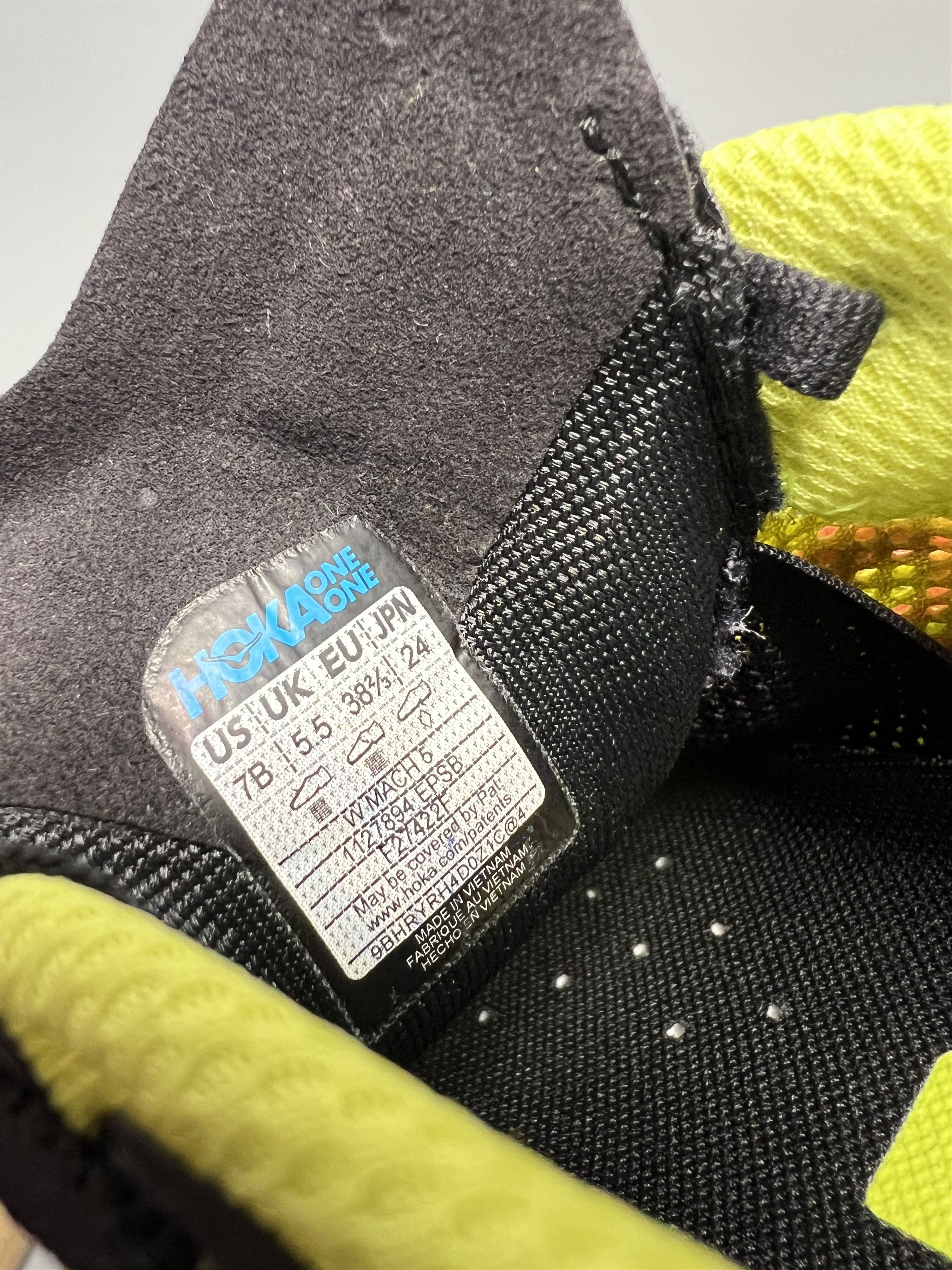 Hoka 7B Hoka One One Mach 5 Running Shoes Walking Gym Size US 7 / IT 37 - 12 Thumbnail