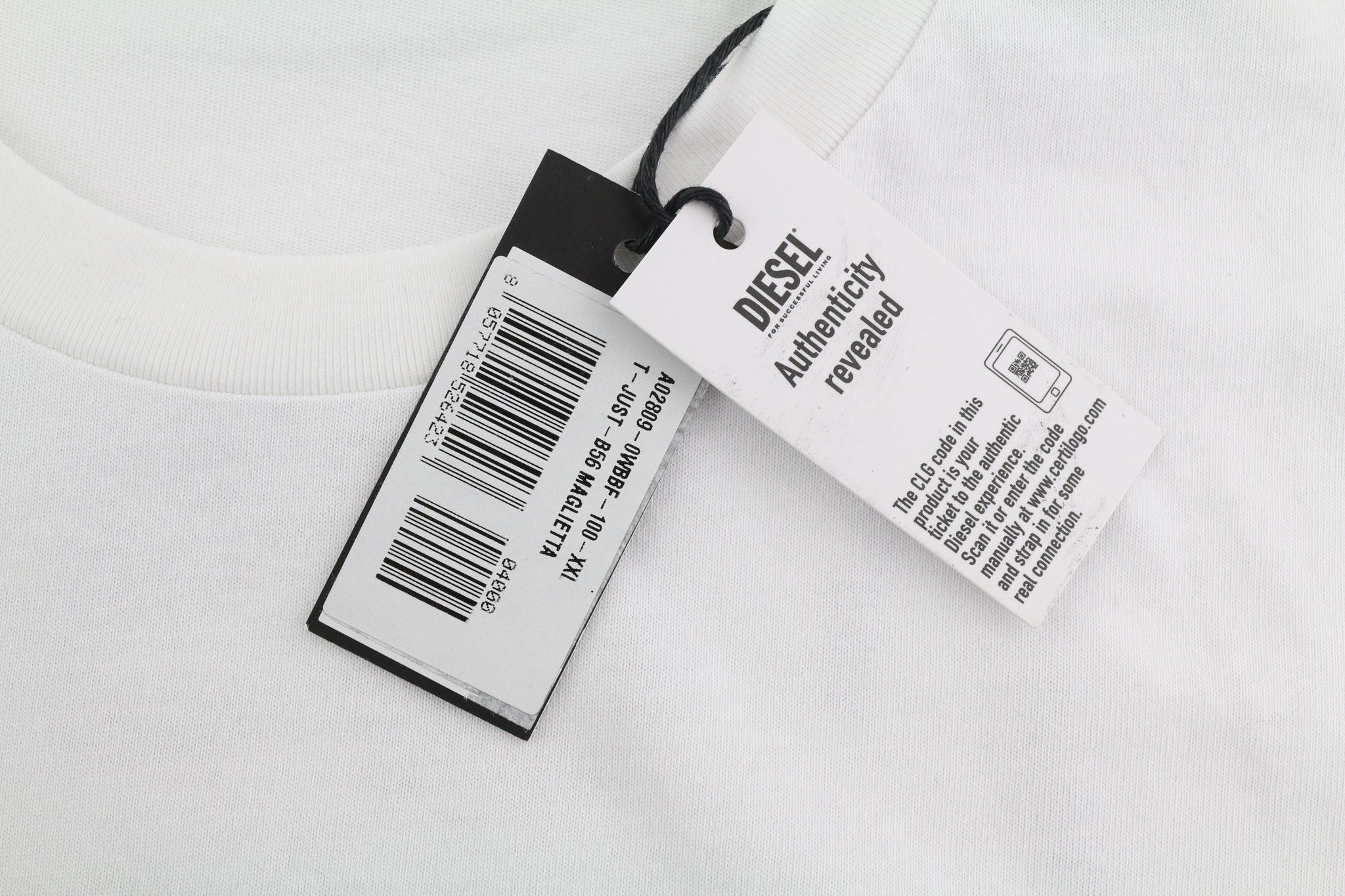 Diesel T-JUST-B56 2XL Short Sleeve Logo Tee 40268 Size US XXL / EU 58 / 5 - 5 Thumbnail