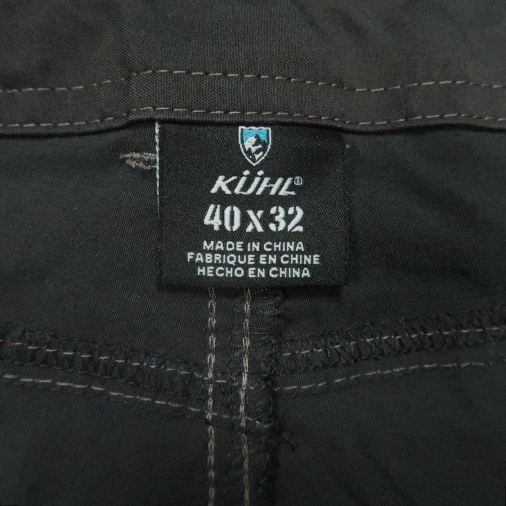 Vintage Kuhl Pants Mens 40x32 Gray Hiking Lightweight Nylon Spandex Pockets 5-Pocket; Zip Snap Front Straight Inseam 32" Regular Mens Clothing Size US 40 / EU 56 - 4 Thumbnail