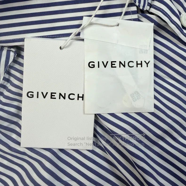 Givenchy Givenchy Plaid Embroidery Logo Shirt Size US XL / EU 56 / 4 - 4 Thumbnail