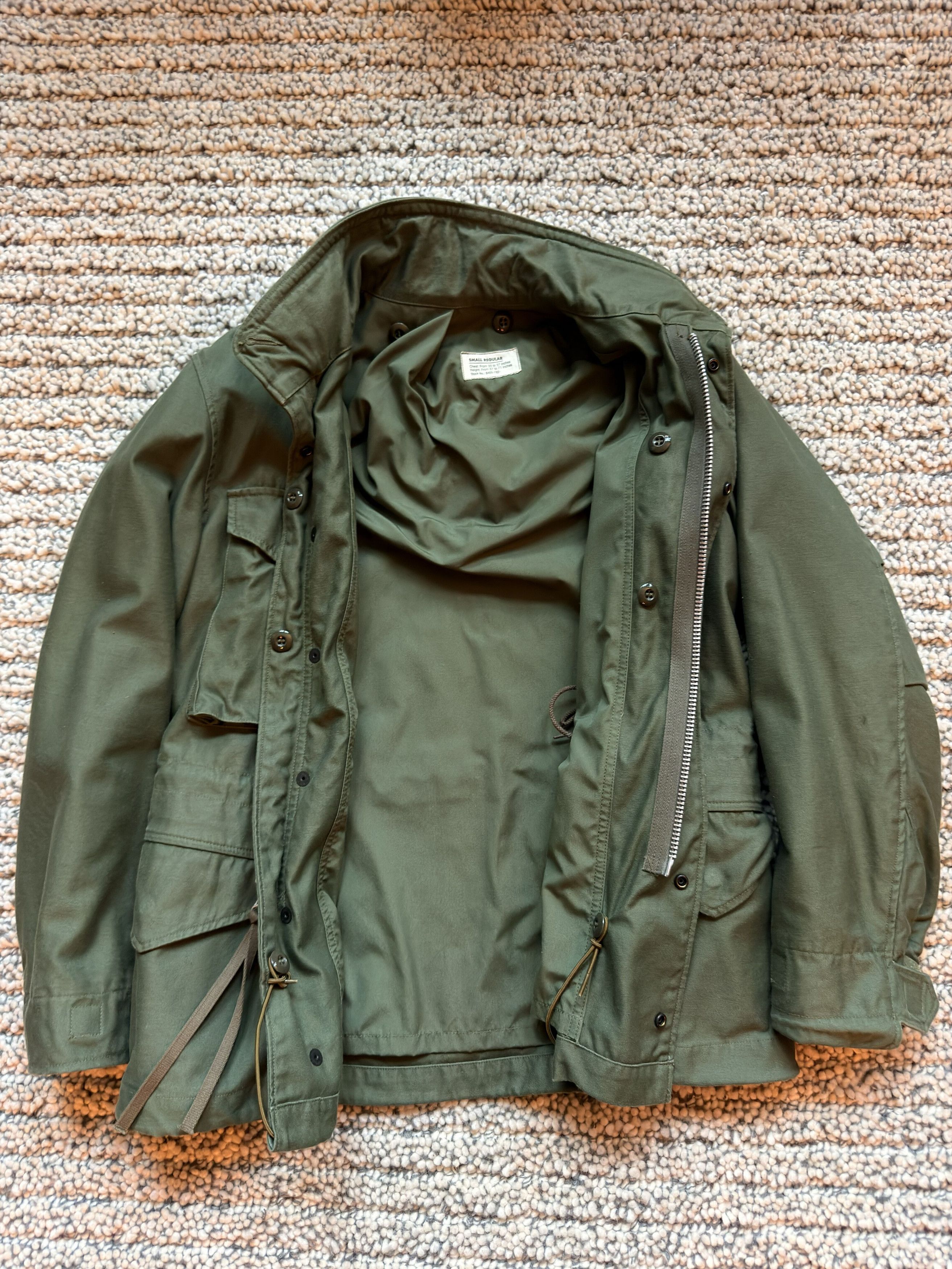 The Real McCoy's M-65 Field Jacket '1st Model' - Olive Green Size US S / EU 44-46 / 1 - 2 Thumbnail
