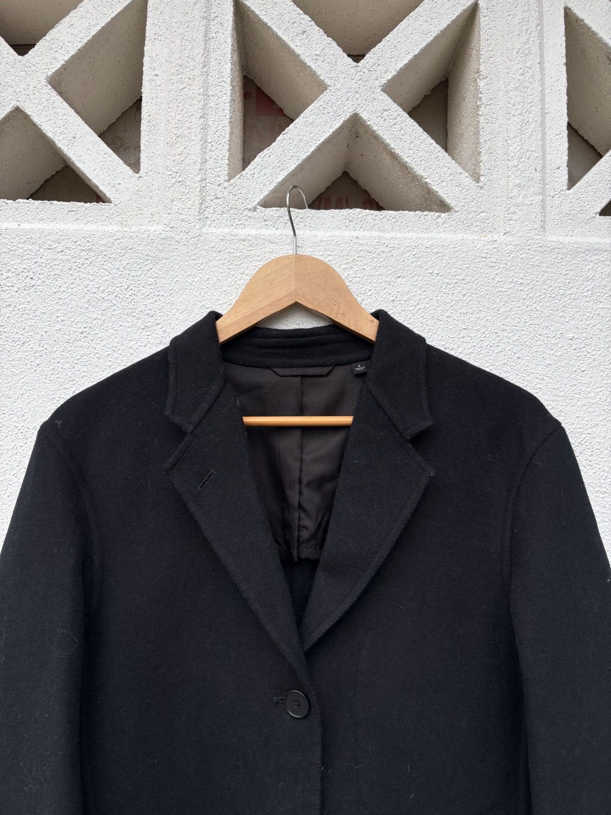 Japanese Brand Uniqlo U Wool Double Pocket Jacket Coat Size US S / EU 44-46 / 1 - 2 Thumbnail