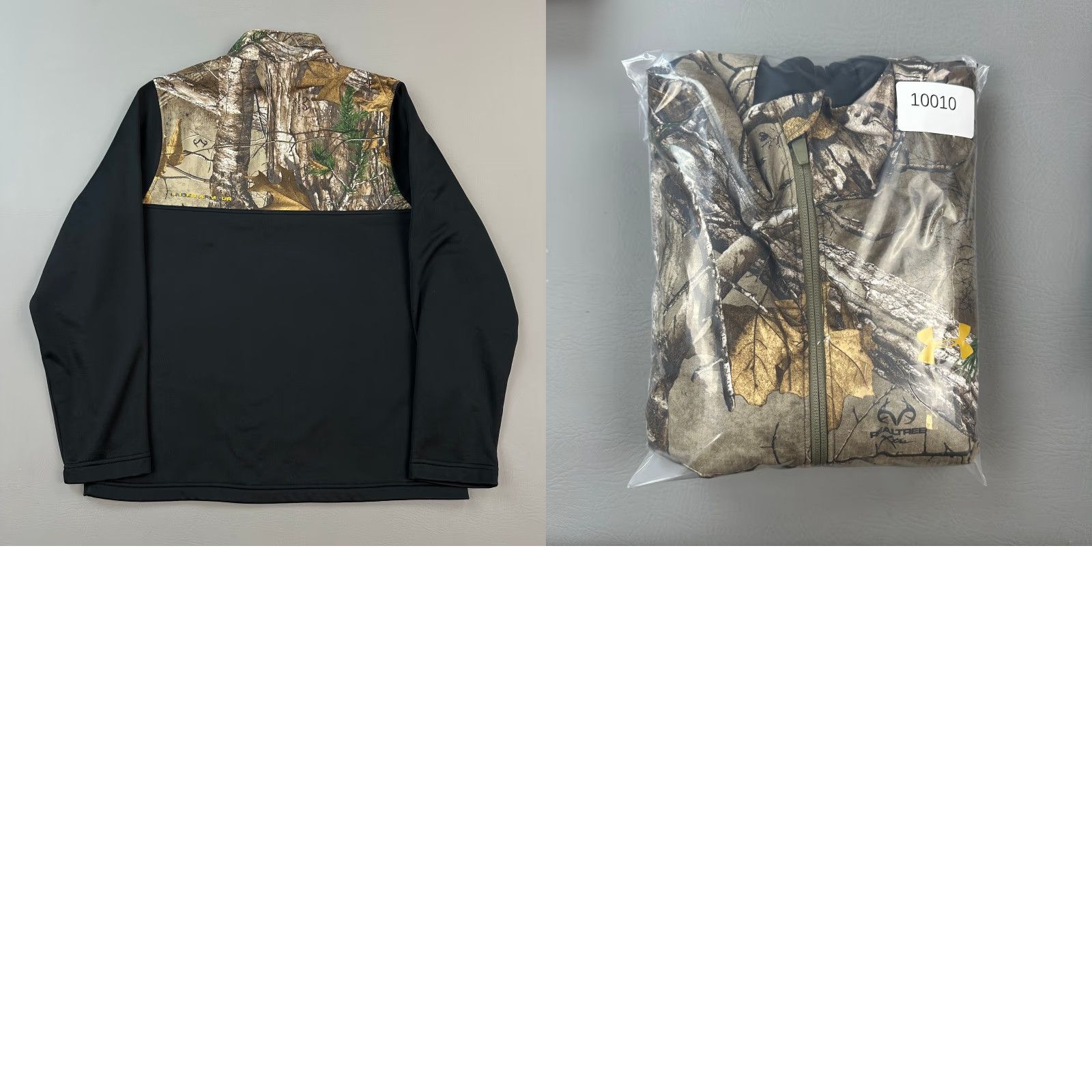 Under Armour VINTAGE Under Armour Caliber Pullover Mens M Black Realtree Xtra Camo 1/4 Zip Size US M / EU 48-50 / 2 - 9 Thumbnail