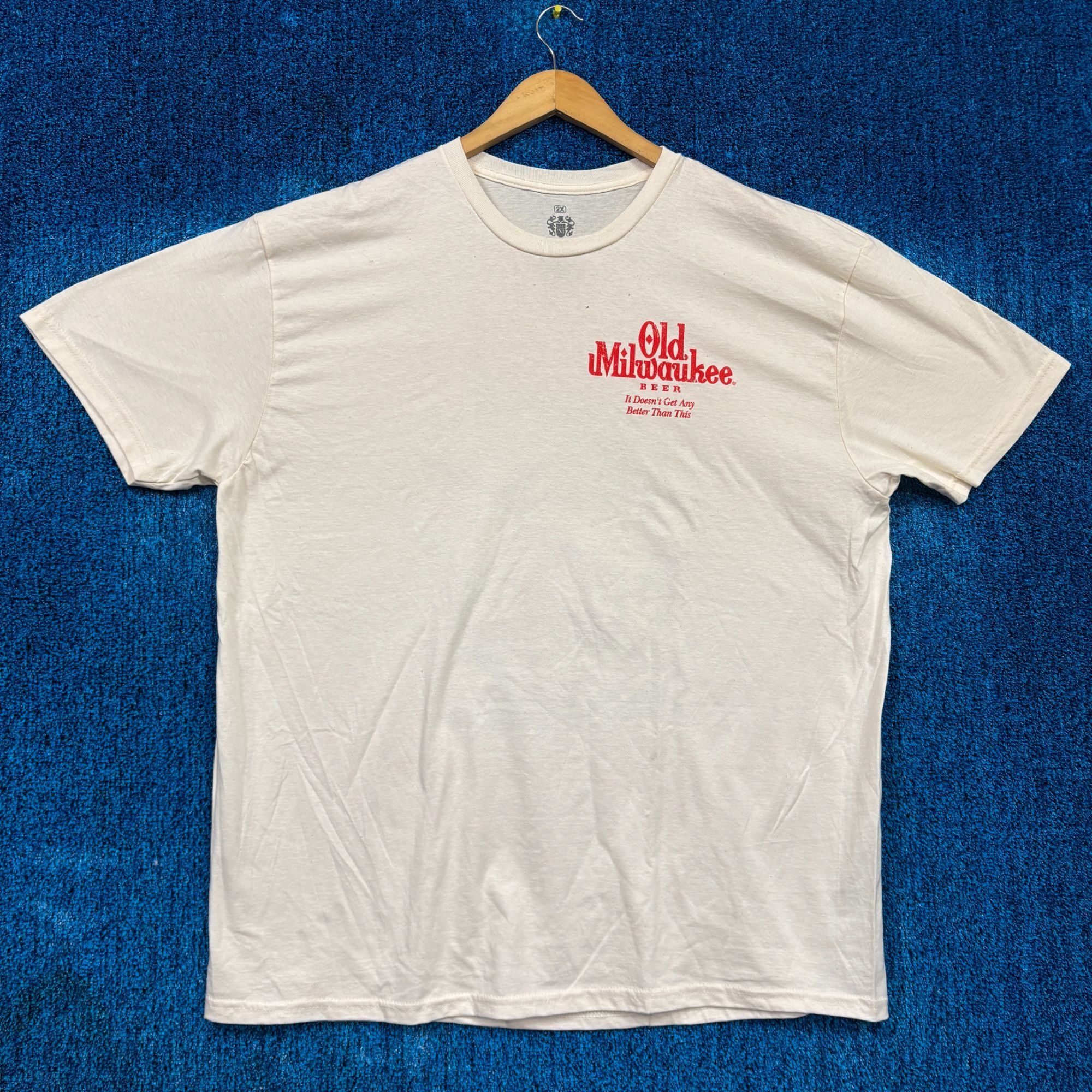 Ripple Junction Old Milwaukee It Doesnt Get Any Better Than This Beer Tee 2X Size US XXL / EU 58 / 5 - 3 Thumbnail