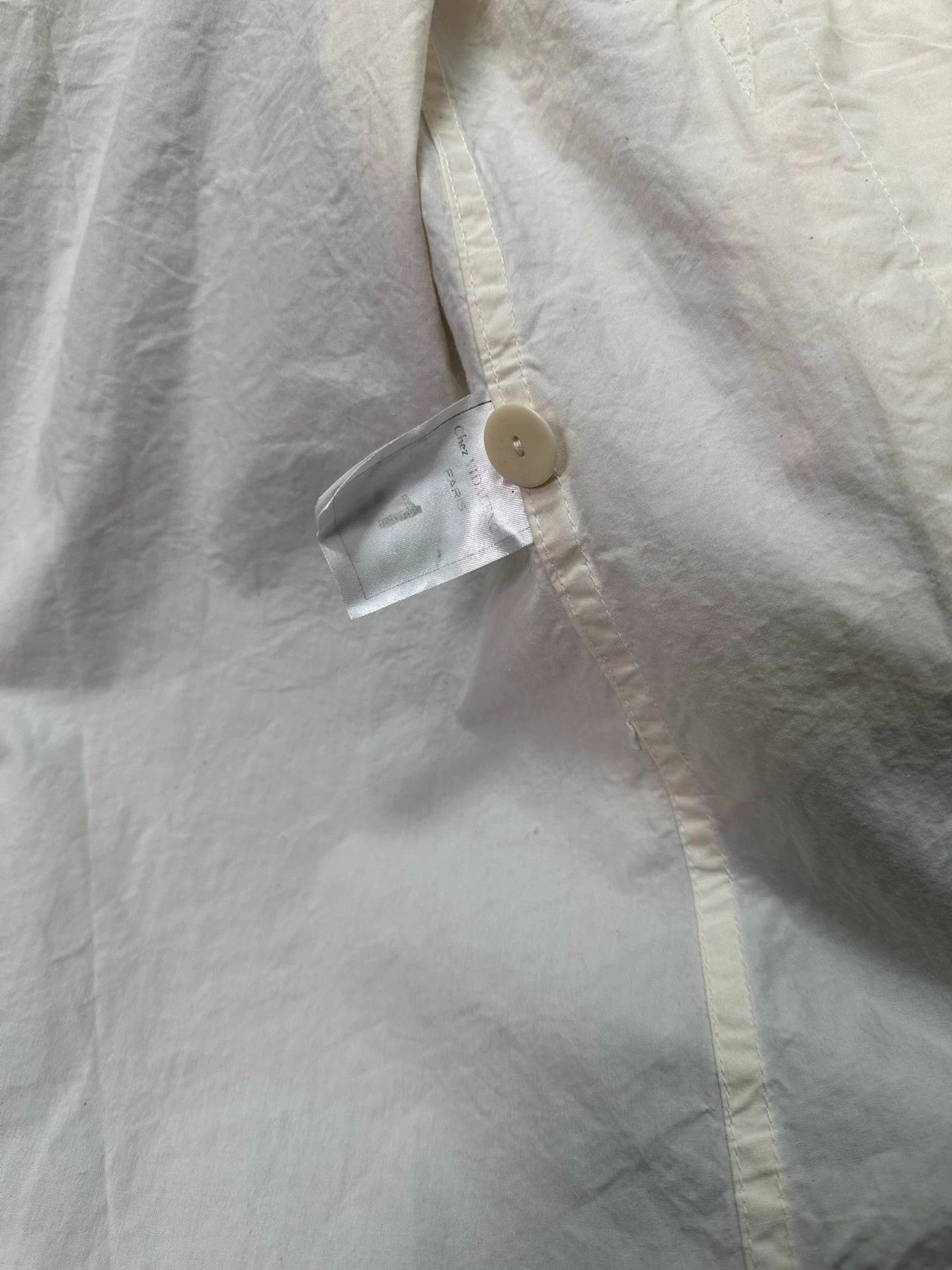 Other Chez VIDALENC milky white paper-cotton oversize coat Size US M / EU 48-50 / 2 - 7 Thumbnail
