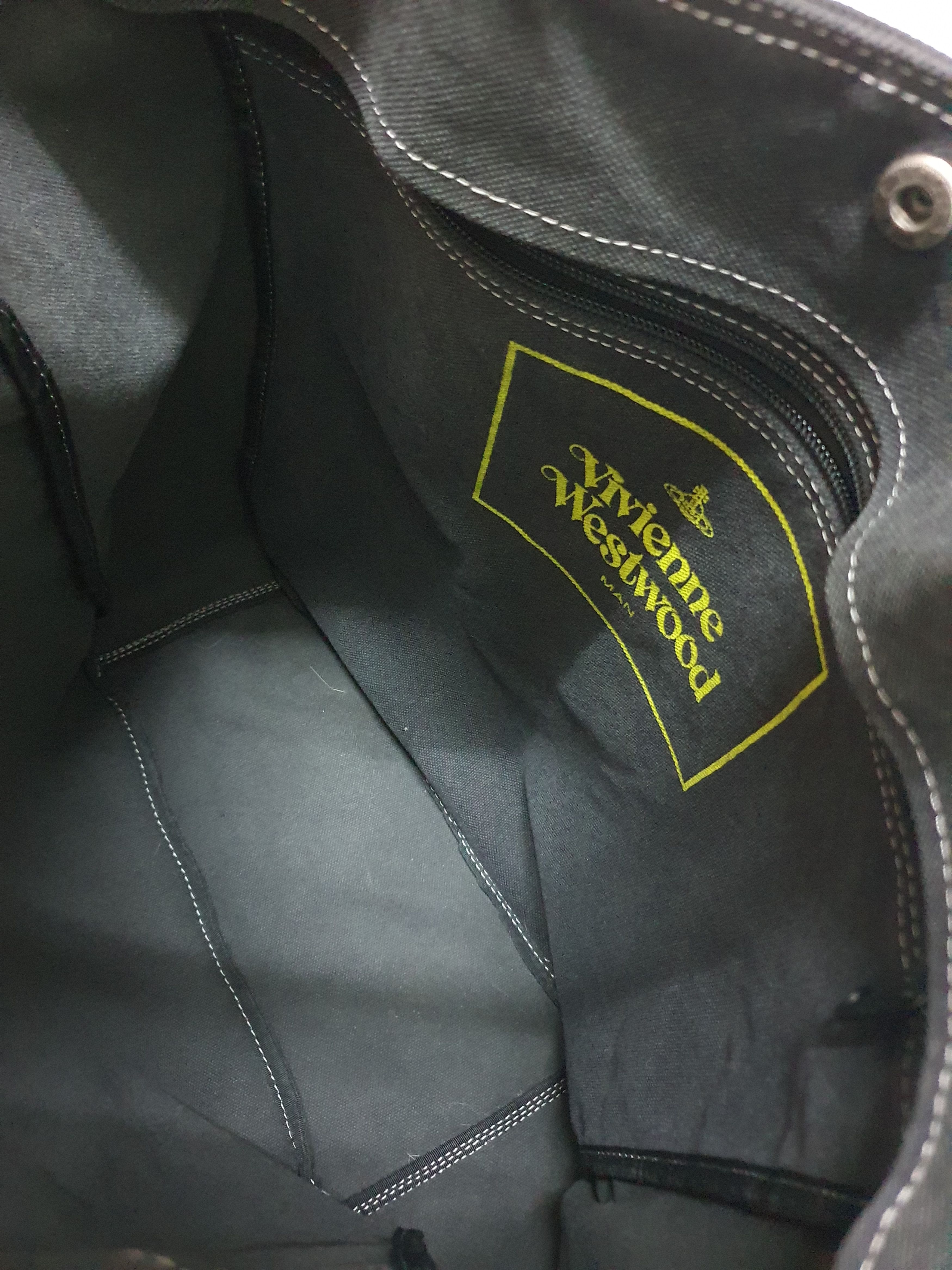 Vivienne Westwood Vivienne Westwood SUMMER CAMP Black Tote Bag. Size ONE SIZE - 7 Thumbnail