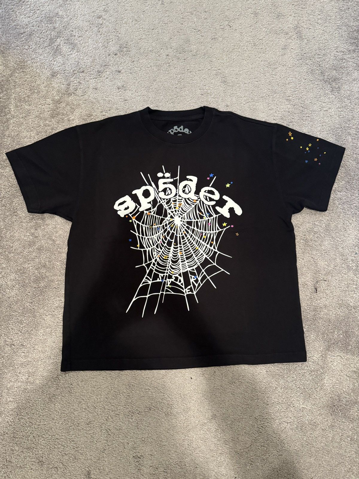 image of Spider Worldwide Sp5Der OG Web V2 Tee Black, Men's (Size Small)