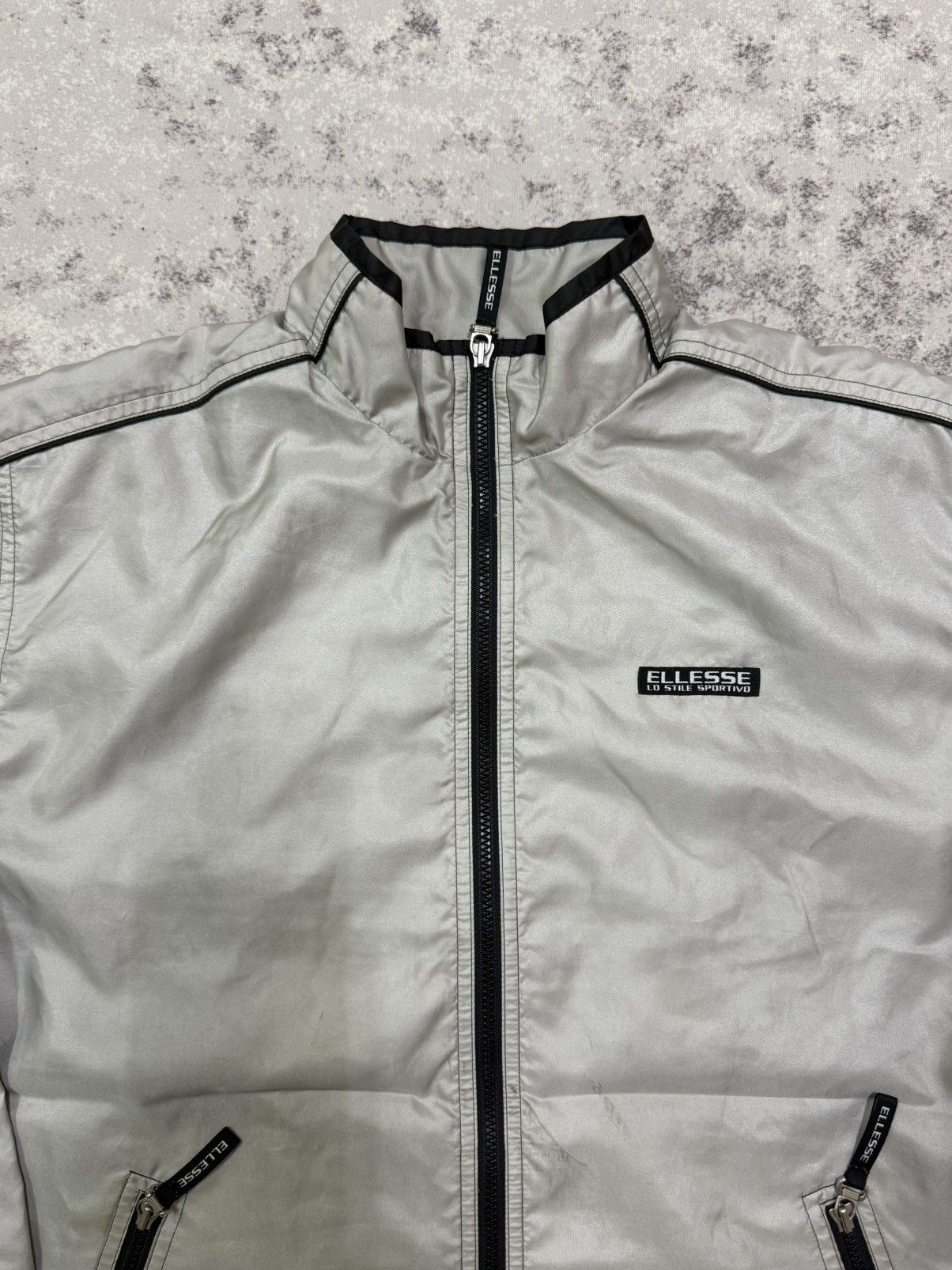 Ellesse Vintage Ellesse Ladies SmallLogo Double Breasted Windbreaker Size L / US 10 / IT 46 - 6 Thumbnail