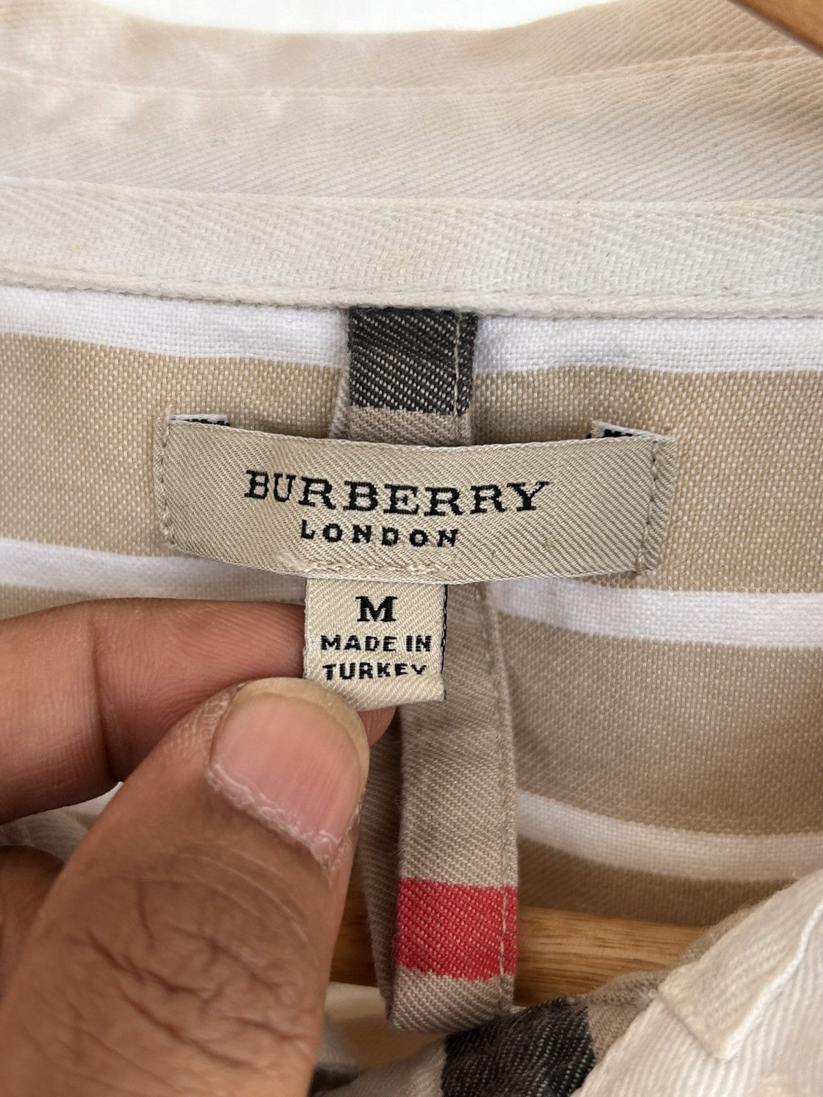 Burberry Longsleeve Burberry Brit Vintage Size US L / EU 52-54 / 3 - 5 Thumbnail