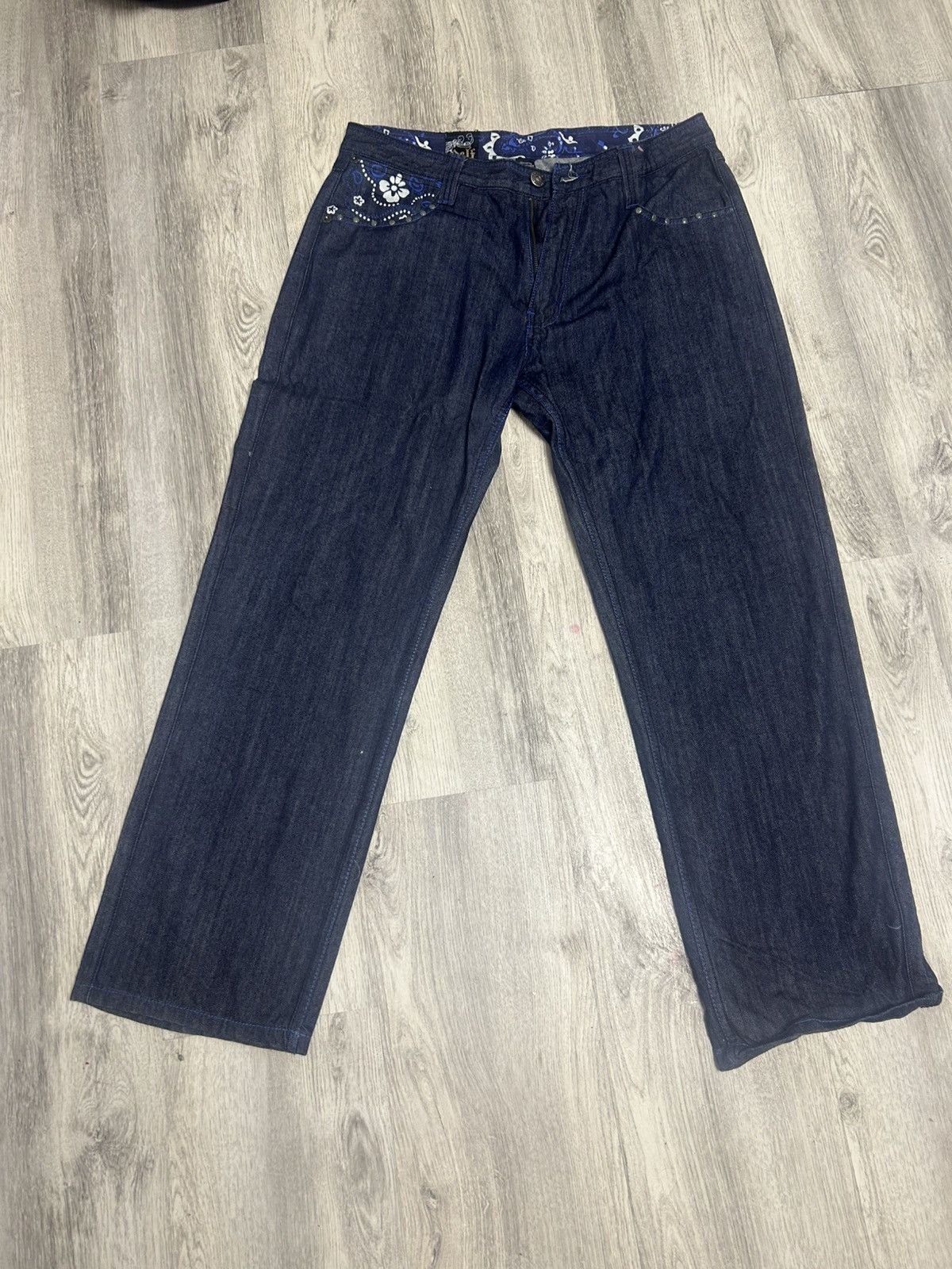 Other Delf Denim Bandana Pants Size US 36 / EU 52 - 1 Thumbnail