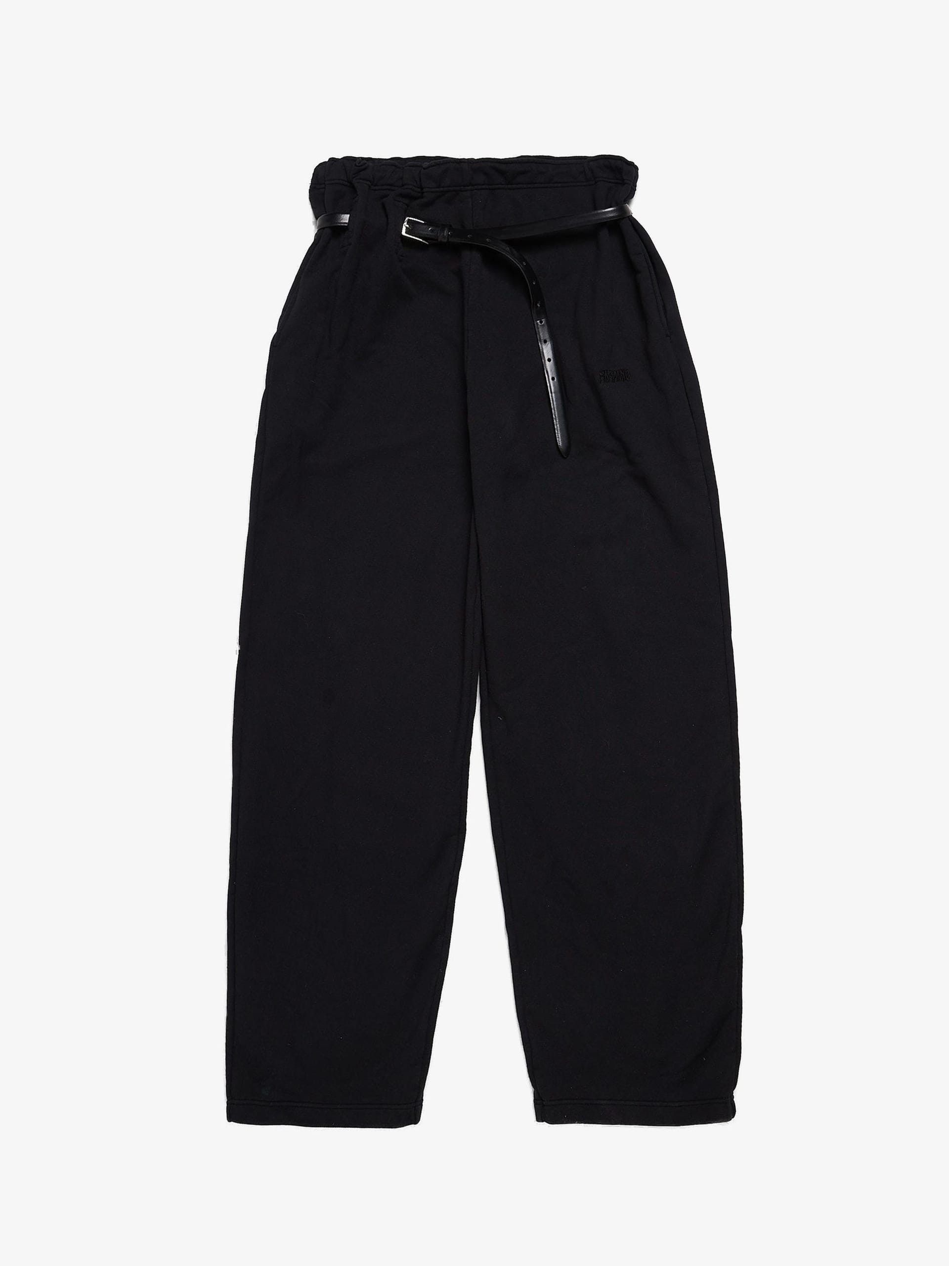 Magliano Black Belted & Laced Cotton Pants | Grailed