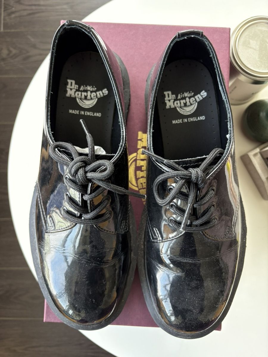 Dr. Martens Dr. Martens 1461 Patent Leather Made in England - Size Us 8 Size US 8 / EU 41 - 2 Thumbnail