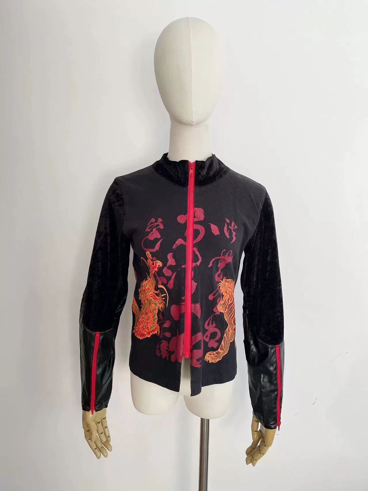 Japanese Brand Takuya Angel 90s Tiger Calligraphy Jacket Size US M / EU 48-50 / 2 - 1 Thumbnail