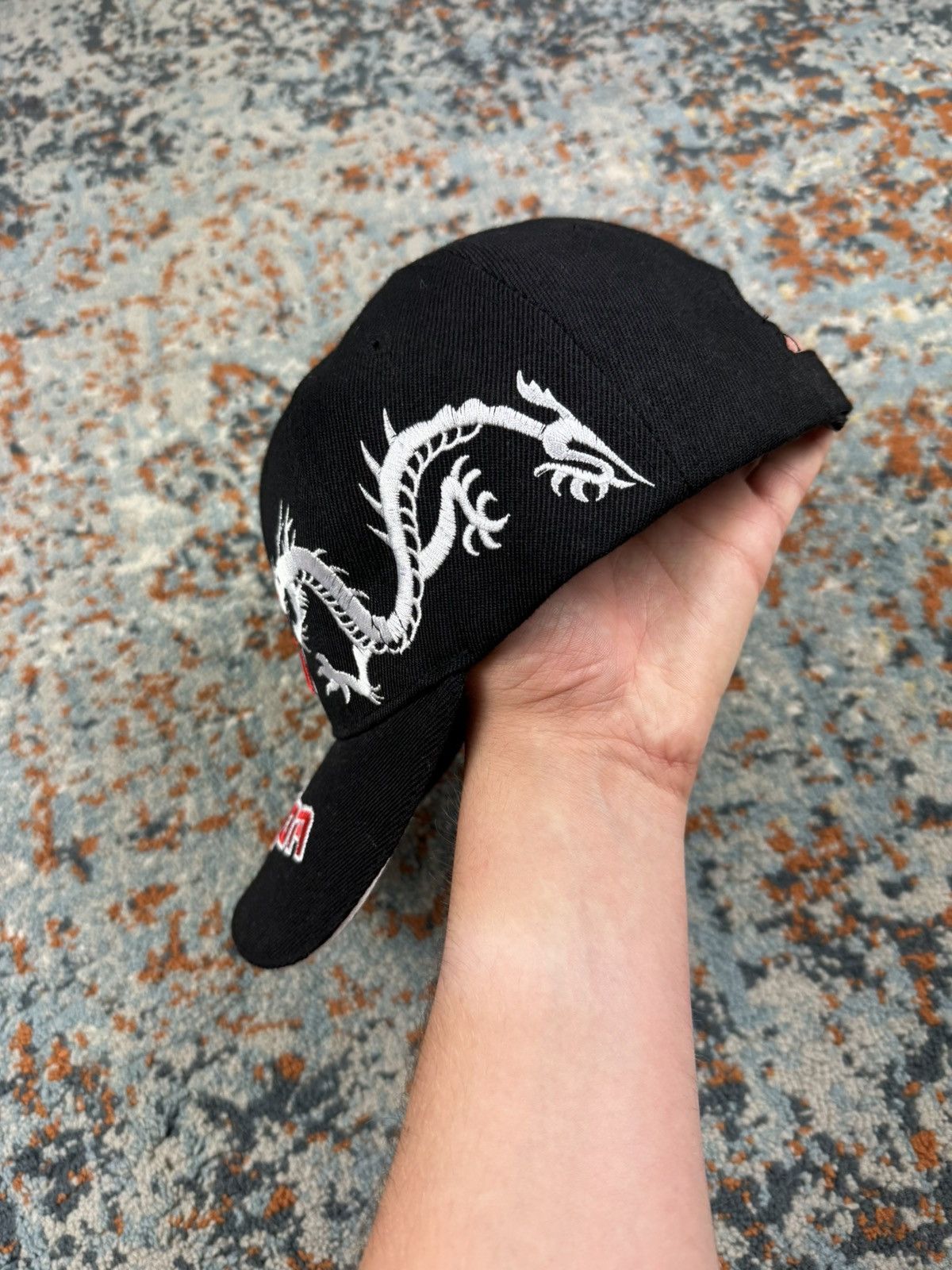 Vintage Vintage Y2K Dragon embroidered hat jnco style skate swag 00s Size ONE SIZE - 4 Thumbnail