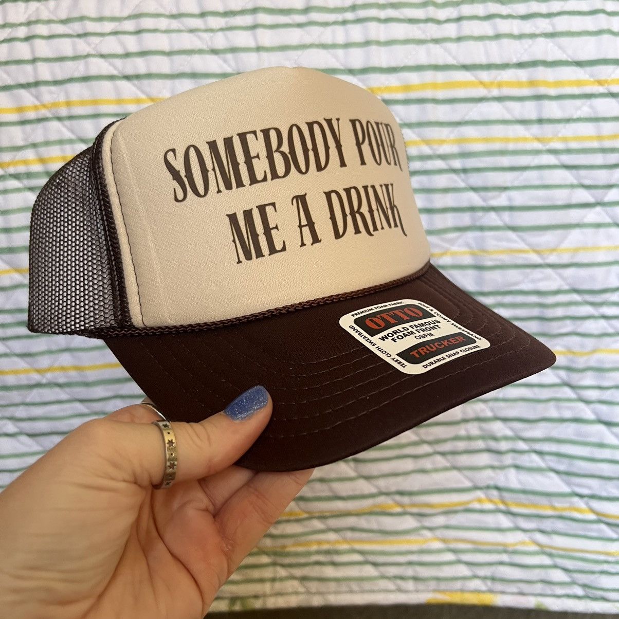 Otto Morgan wallen post Malone trucker hat Size ONE SIZE - 2 Thumbnail