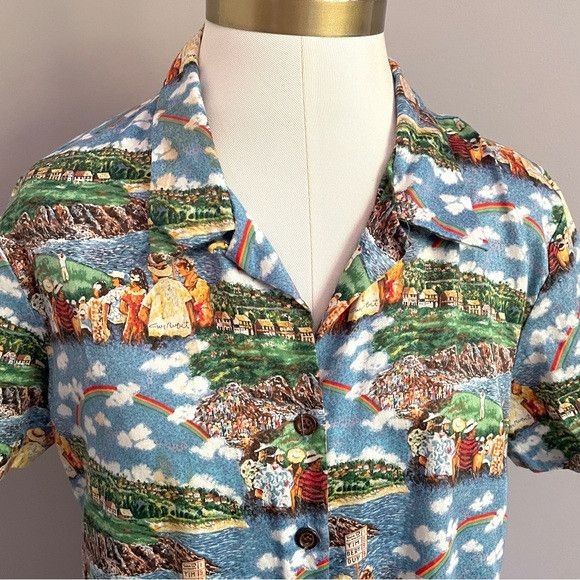 Reyn Spooner Vintage 90s Guy Buffet Cotton Hawaiian Golf Shirt - Small Size S / US 4 / IT 40 - 3 Thumbnail