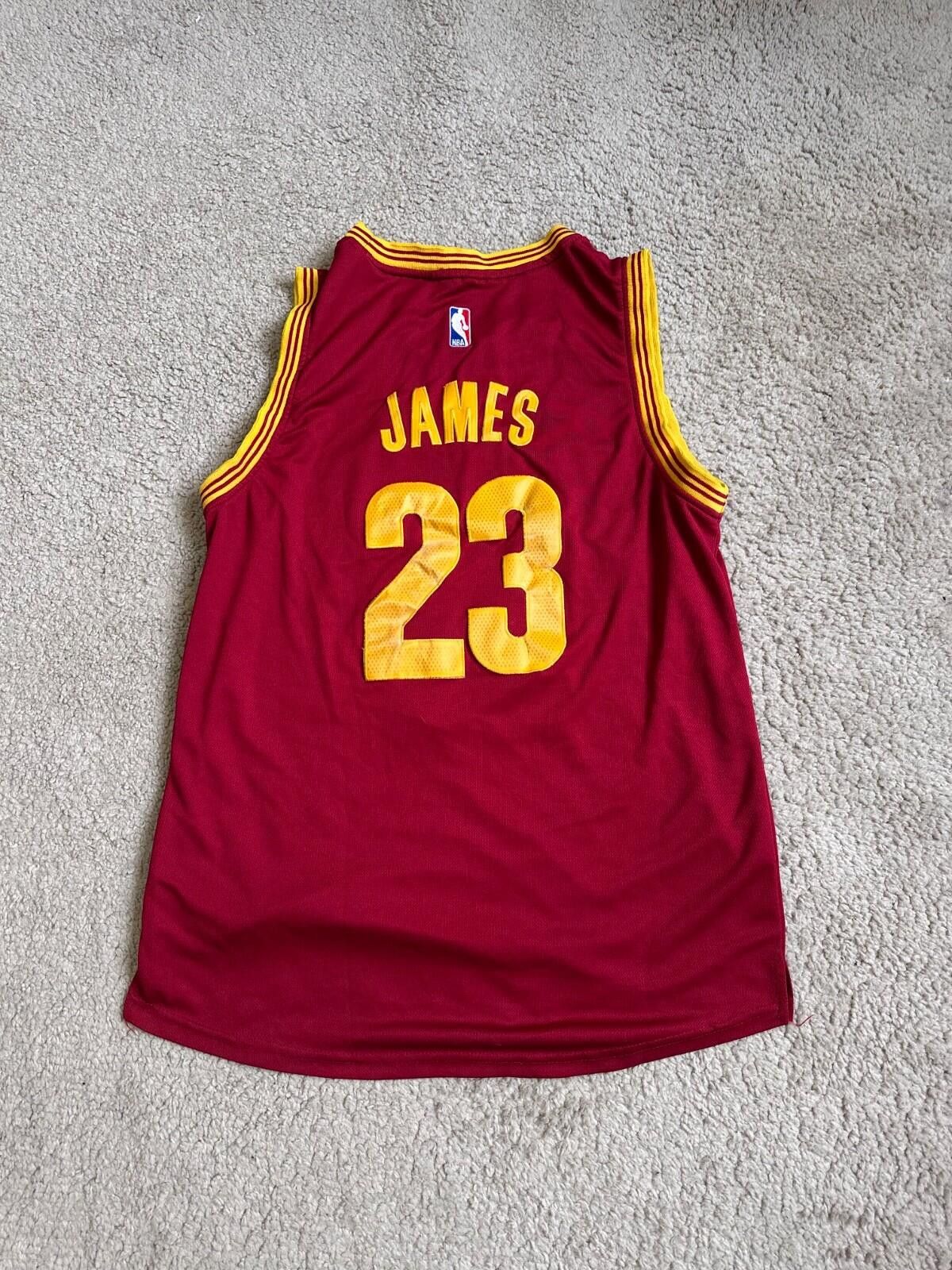 Adidas Adidas Cleveland Cavaliers Lebron James Jersey #23 Size S Size ONE SIZE - 5 Thumbnail