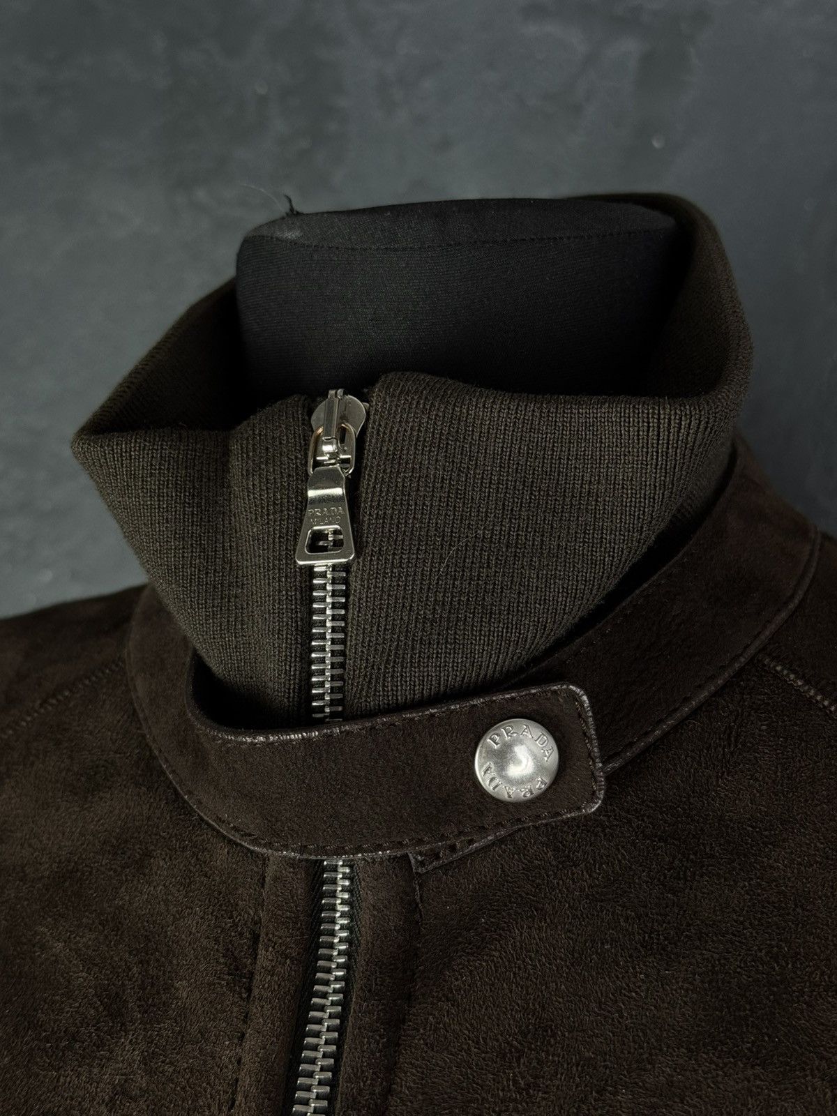 Prada 2000s Prada Brown Shearling Leather Jacket Women's Size L / US 10 / IT 46 - 6 Thumbnail