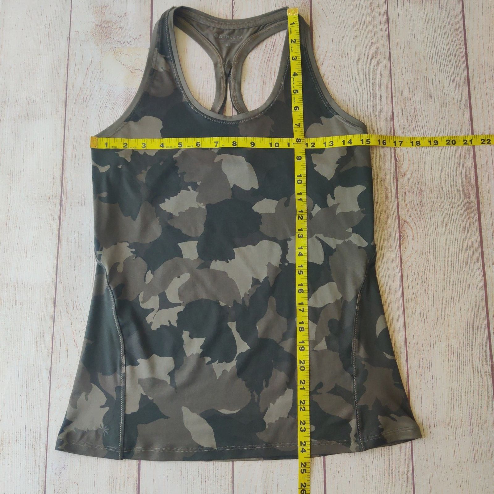 Athleta Athleta Limitless Camo Keyhole Tank sz XS Size XS / US 0-2 / IT 36-38 - 6 Thumbnail