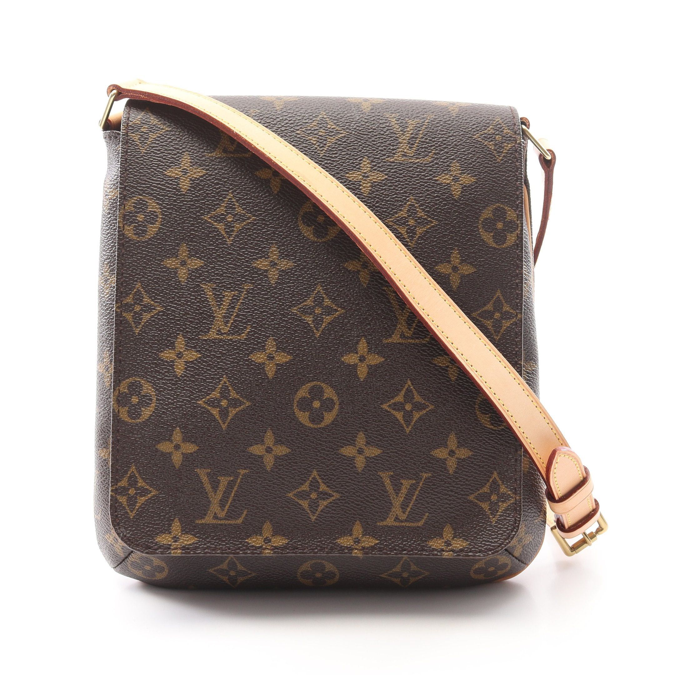Louis Vuitton Louis Vuitton Musette Salsa Long Strap Monogram Shoulder Bag Leather Brown Size ONE SIZE - 1 Thumbnail