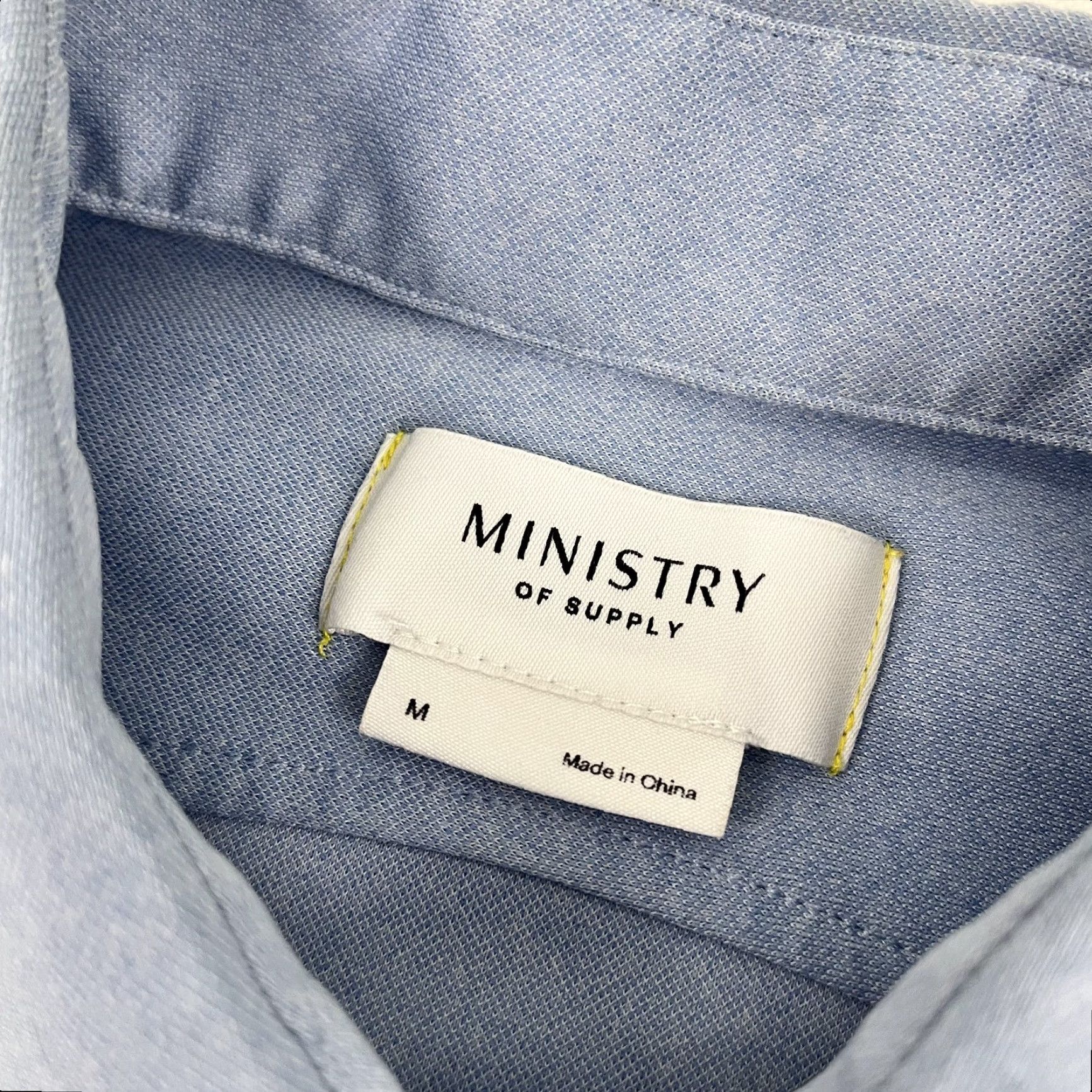 Vintage Ministry of Supply Polo Shirt Mens Medium Blue Golf Business Casual Office Work Size US M / EU 48-50 / 2 - 2 Thumbnail