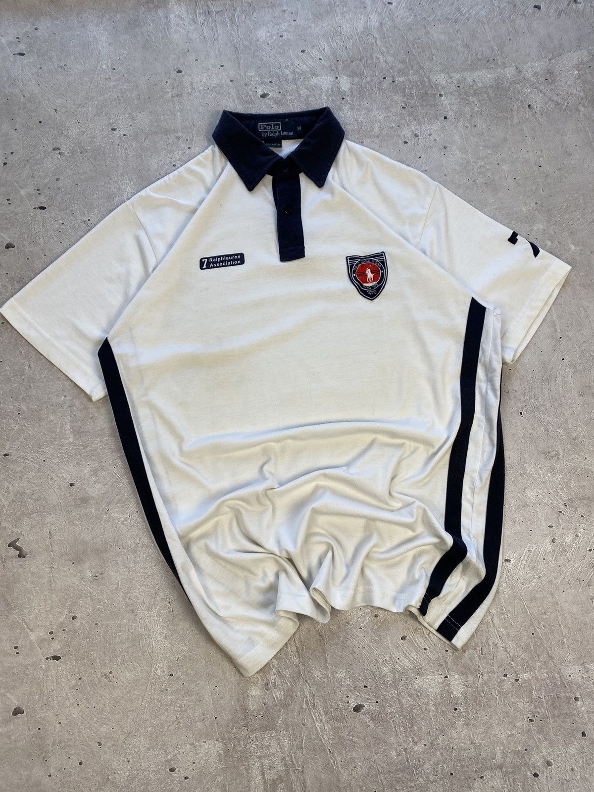 希少POLO RALPH LAUREN MIAMI ポロシャツ ホワイト S 希少POLO RALPH