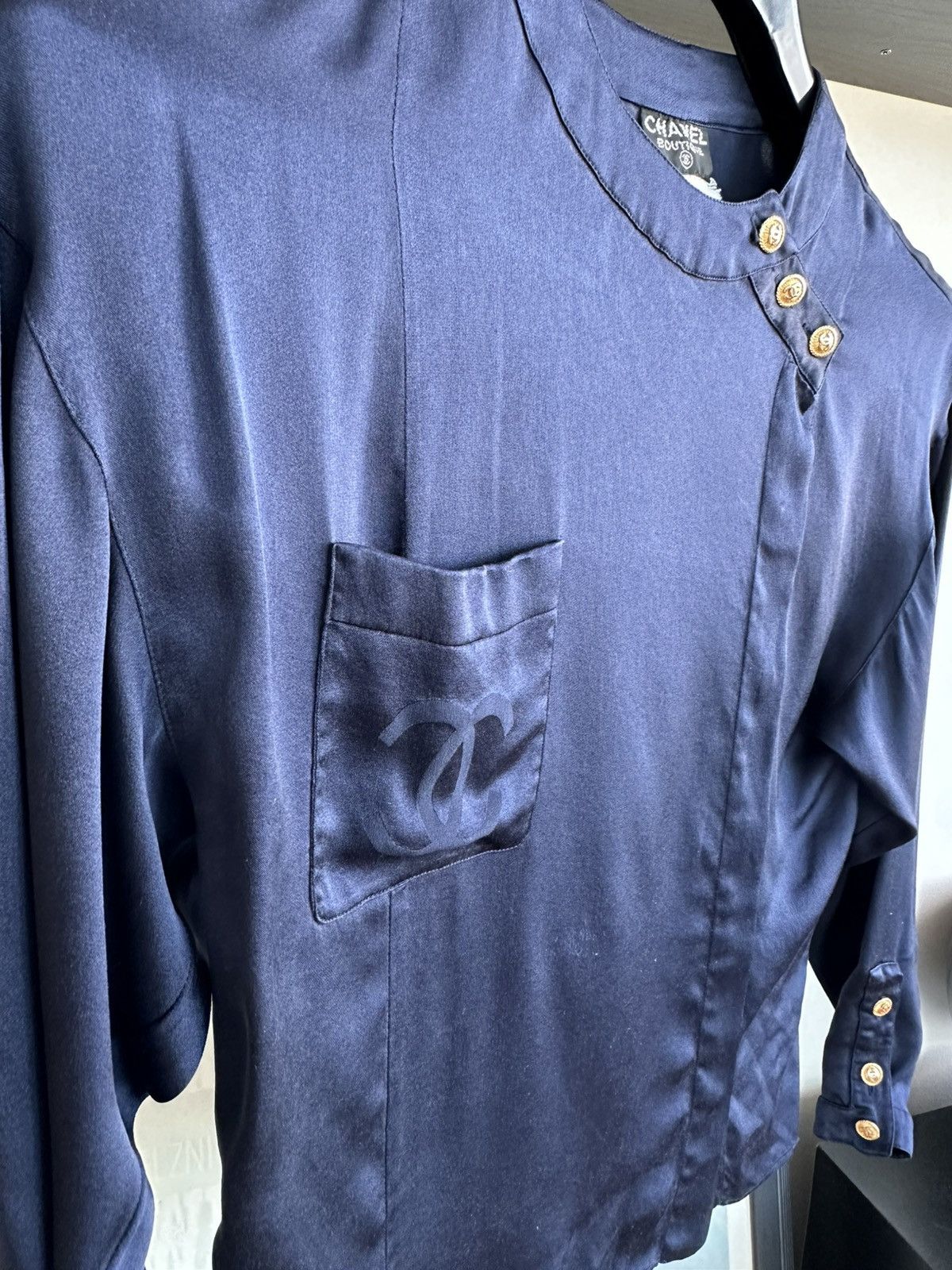 Chanel Vintage Chanel Boutique Blouse Size ONE SIZE - 5 Thumbnail