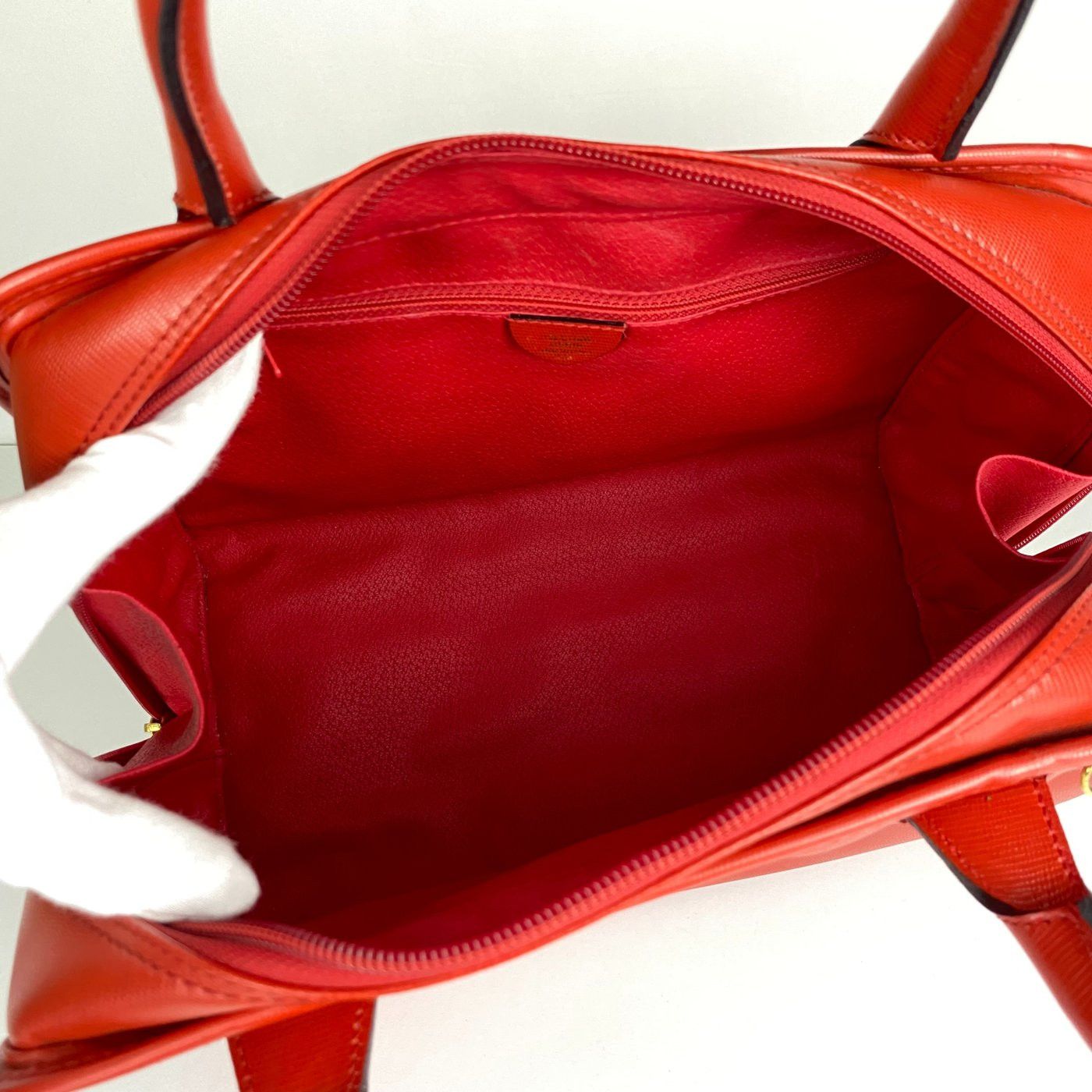 Celine Celine Red Leather 2-way Handbag Size ONE SIZE - 15 Thumbnail