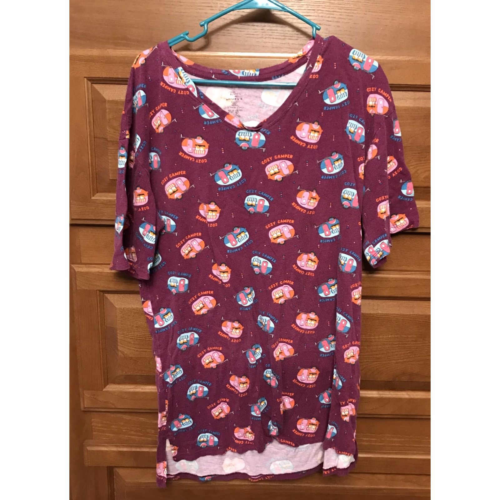 Vintage Sz 6-10 S/M Secret Treasures Camp Cozy Purple Coffee Co Size S / US 4 / IT 40 - 4 Thumbnail
