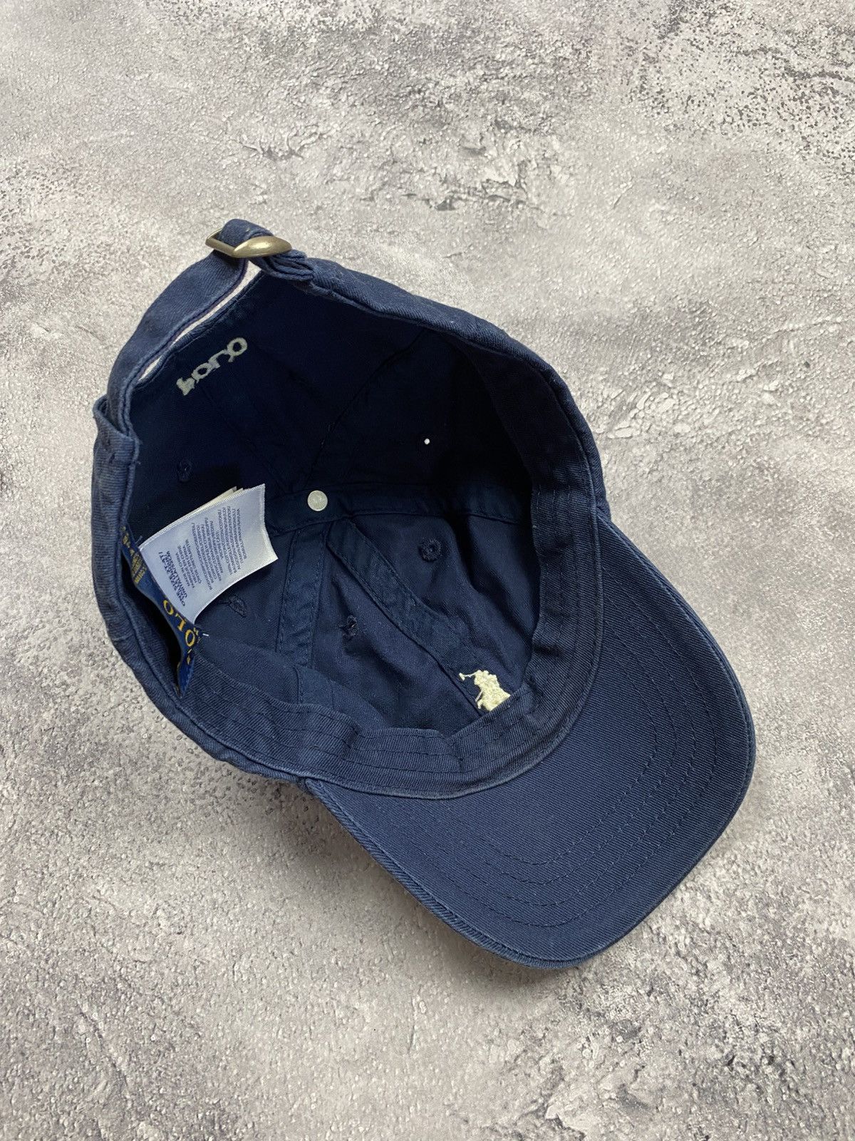 Polo Ralph Lauren Vintage Polo Ralph Lauren Cap Y2K Centre Logo Pony Blue Hat Size ONE SIZE - 9 Thumbnail
