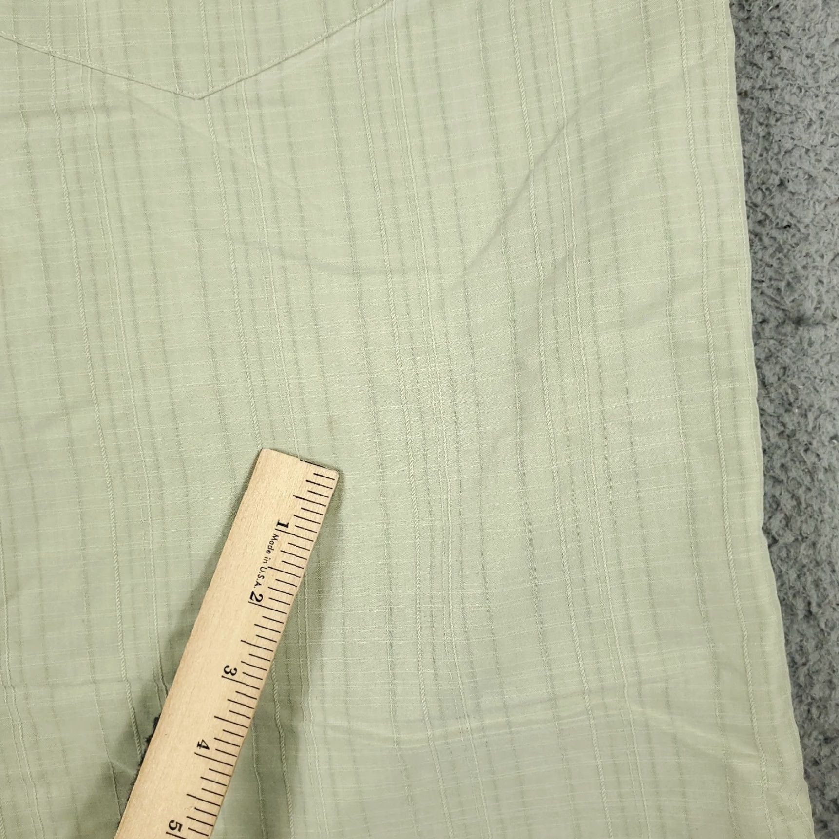 Vintage Bamboo Cay Shirt Mens XL Green Striped Tropical Beach Button Up Short Sleeve Size US XL / EU 56 / 4 - 3 Thumbnail