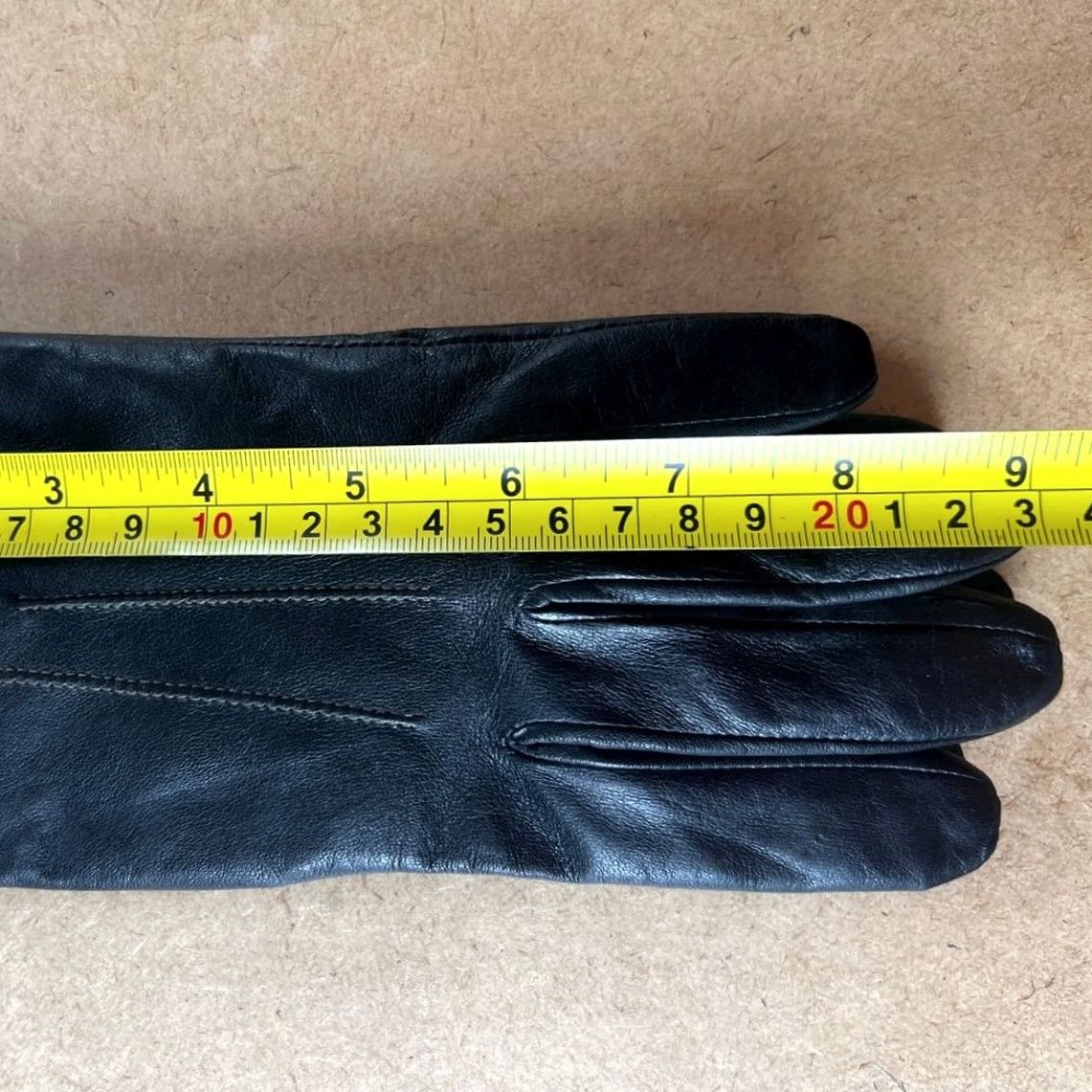 Vintage British Army Officer Parade Uniform Black Leather Gloves Size 7.5 Size ONE SIZE - 6 Thumbnail