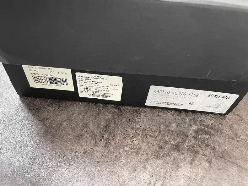 Saint Laurent Paris Saint Laurent Paris Black Warrior Star High Top Sneakers Size US 9 / EU 42 - 9 Thumbnail