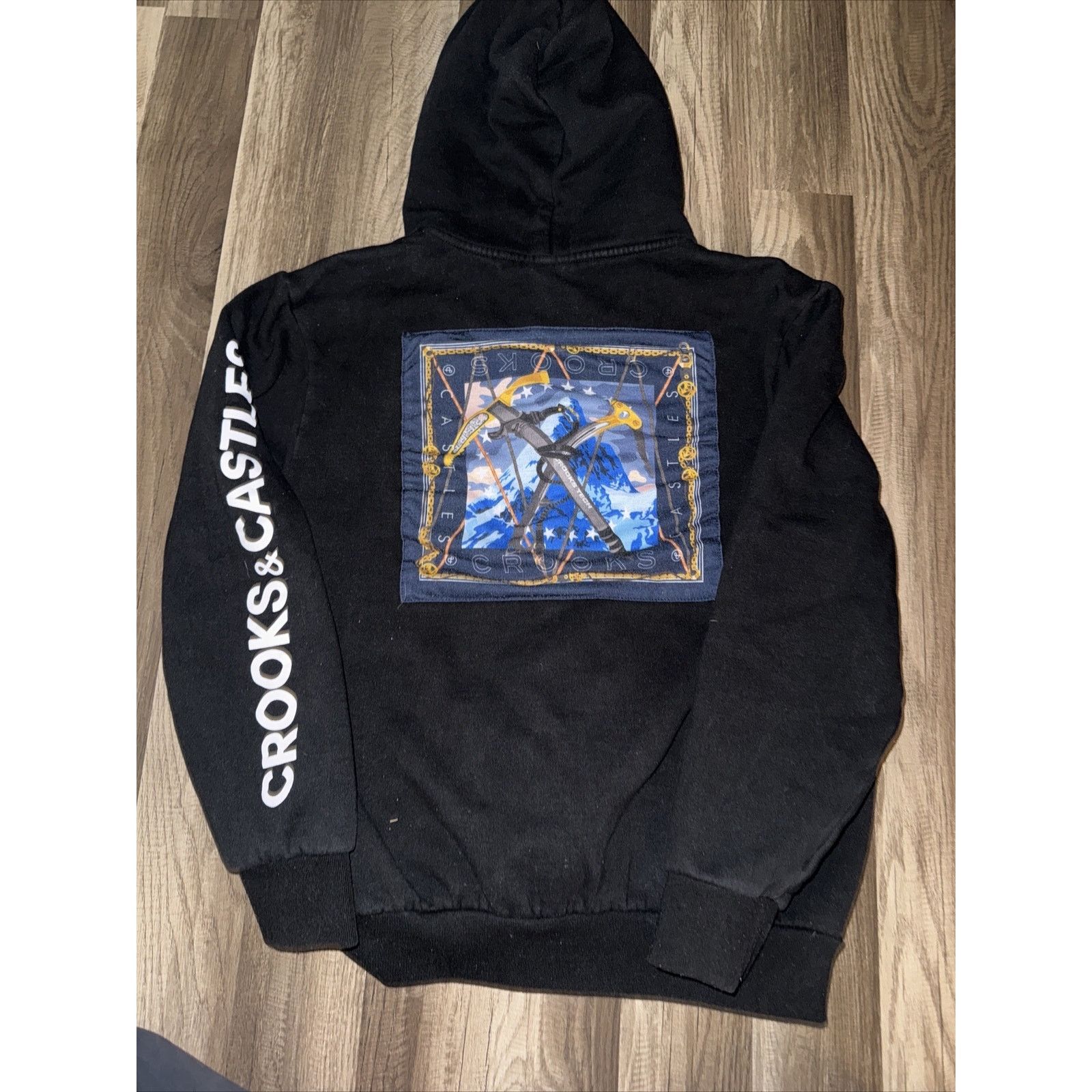Crooks & Castles Crooks And Castles Full Zip Hoodie Sweatshirt Black M 20x23 Size US M / EU 48-50 / 2 - 4 Thumbnail