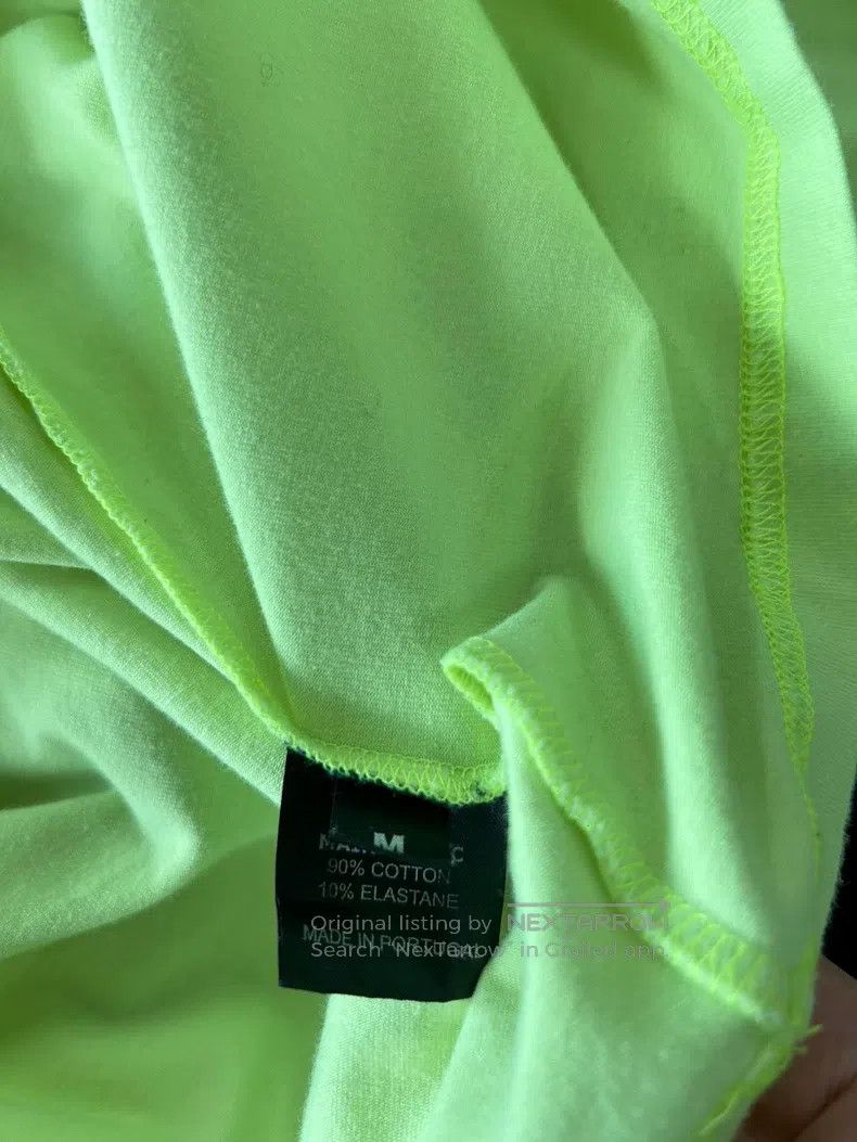 Vetements Vetements Fluorescent green Sanskrit long sleeve T-shirt Size US M / EU 48-50 / 2 - 6 Thumbnail