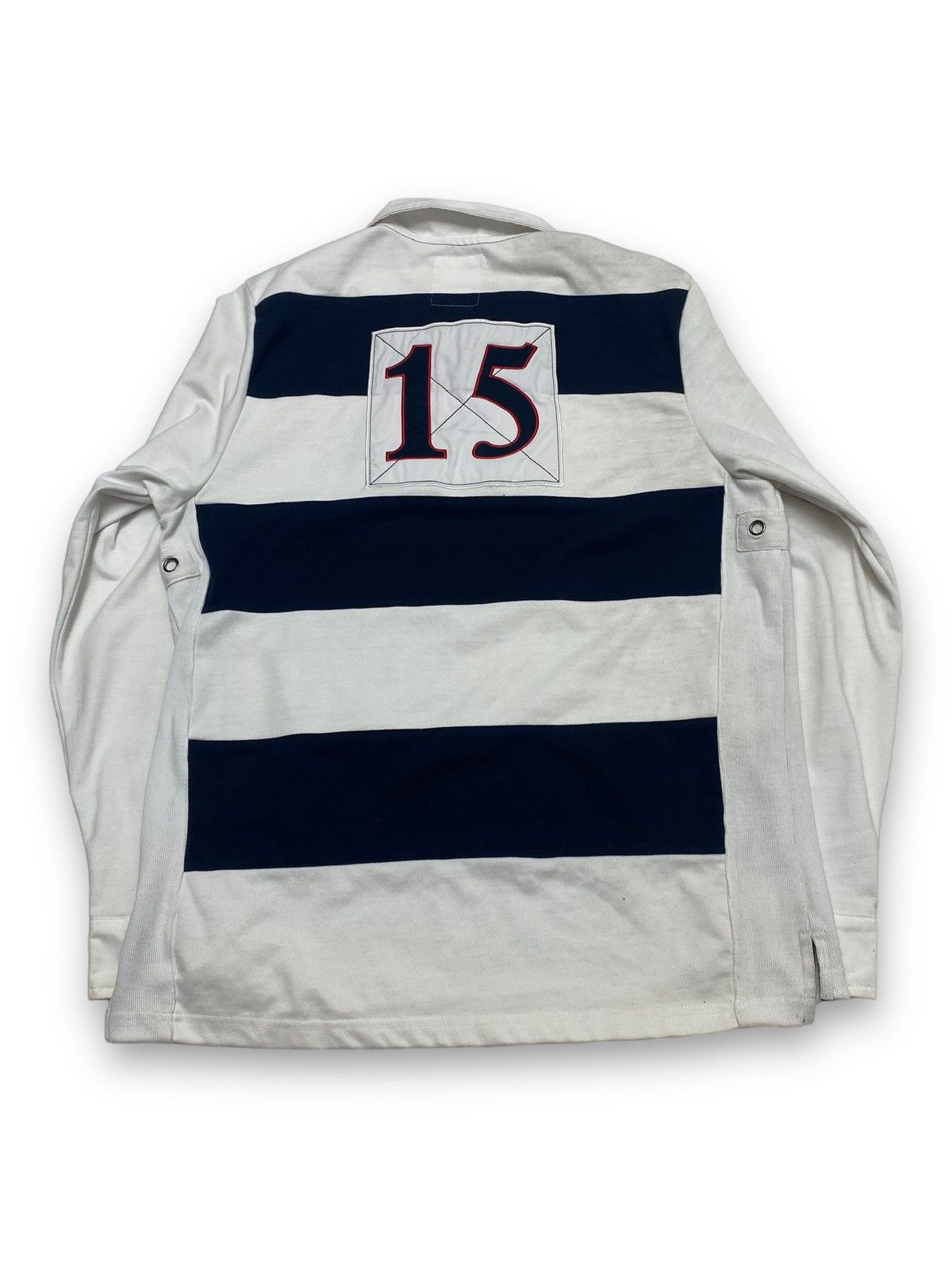 Vintage Vintage ENGLAND RUGBY Striped Sweatshirt N 15 Size US XL / EU 56 / 4 - 5 Thumbnail