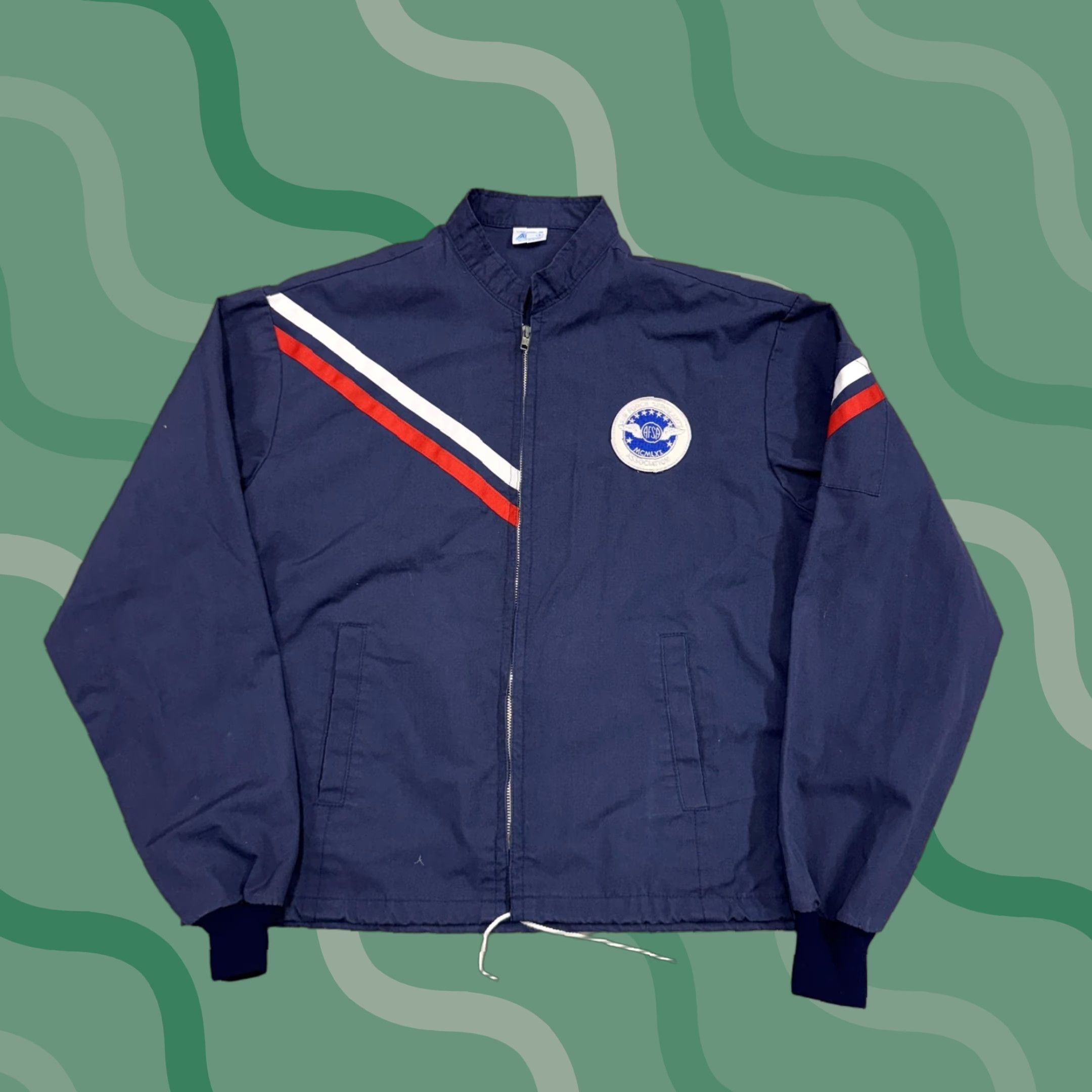 Vintage VINTAGE Air Force Sergeants Jacket Mens Large Flight Windbreaker 90s Size US L / EU 52-54 / 3 - 1 Thumbnail