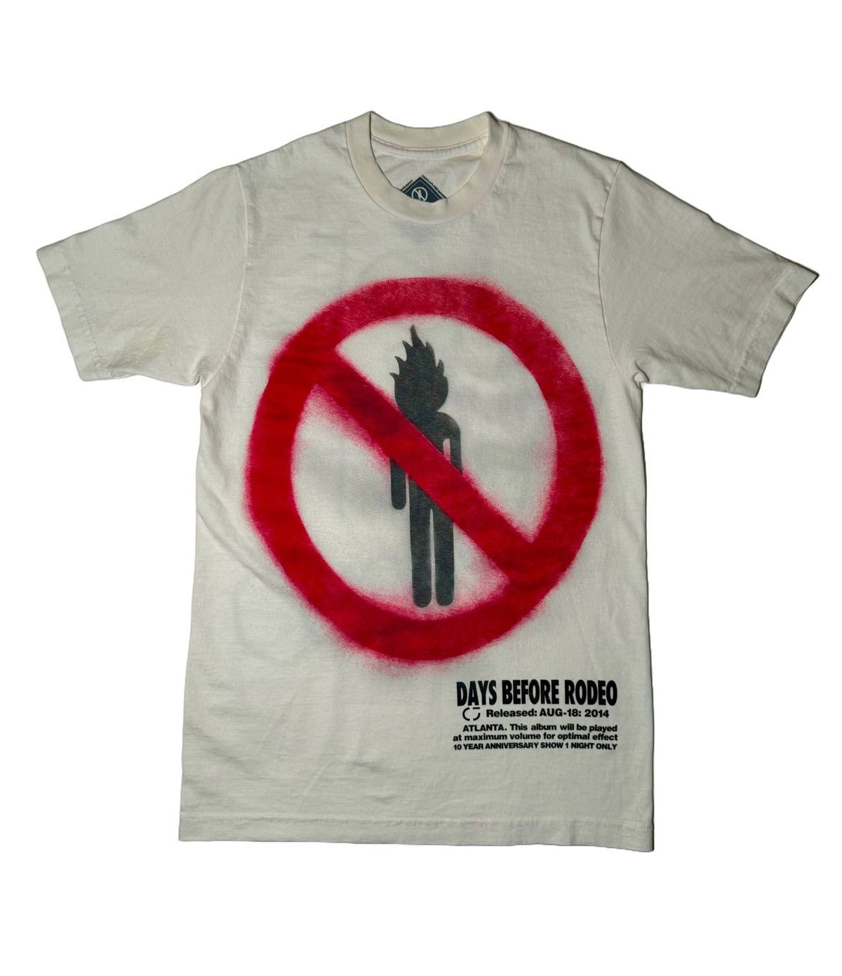 Travis Scott Day Before Rodeo White Tee