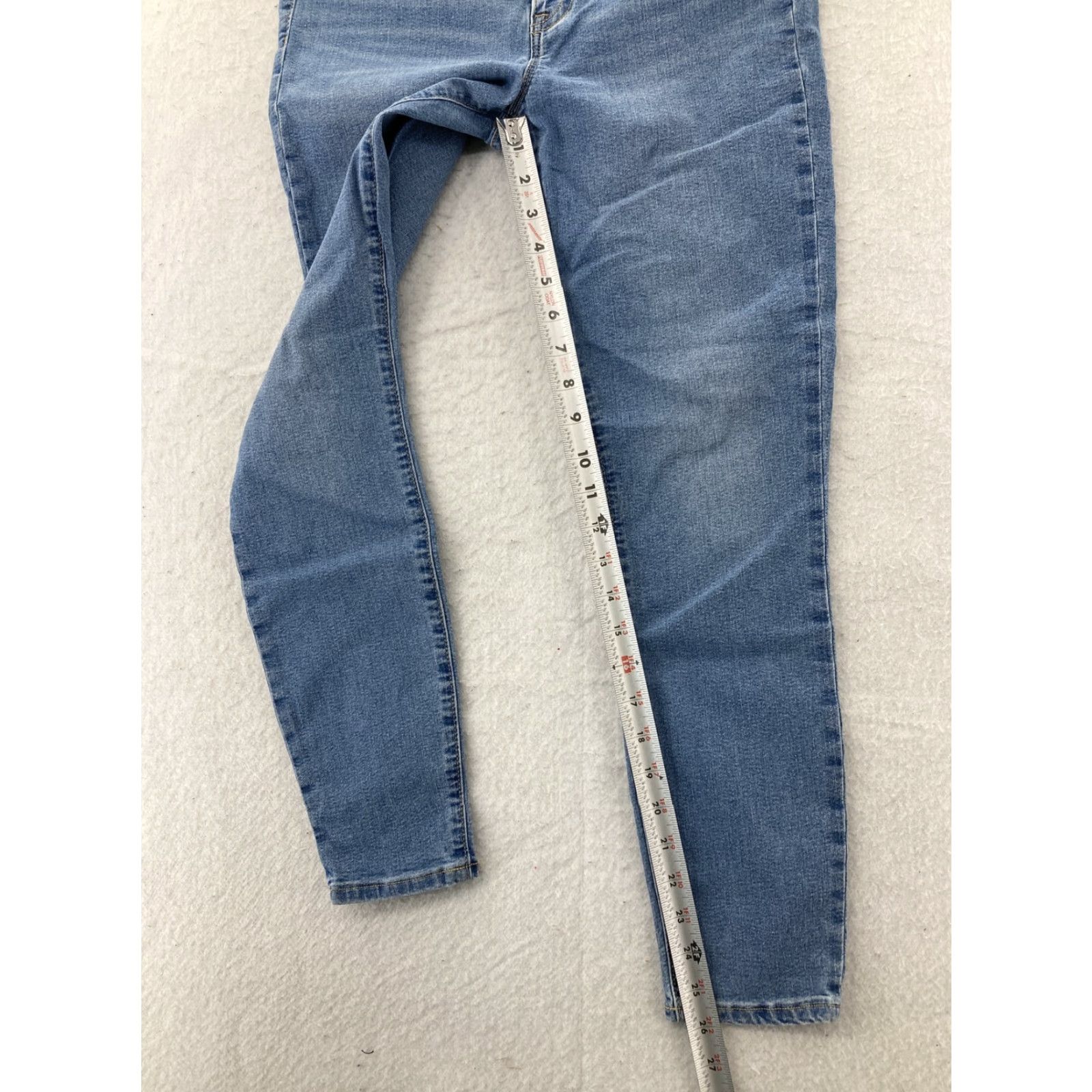Gap Gap Women’s Skinny Stretch Denim Jeans Size 4 Blue Low Rise 90s Inspired Size 27" / US 4 / IT 40 - 5 Thumbnail