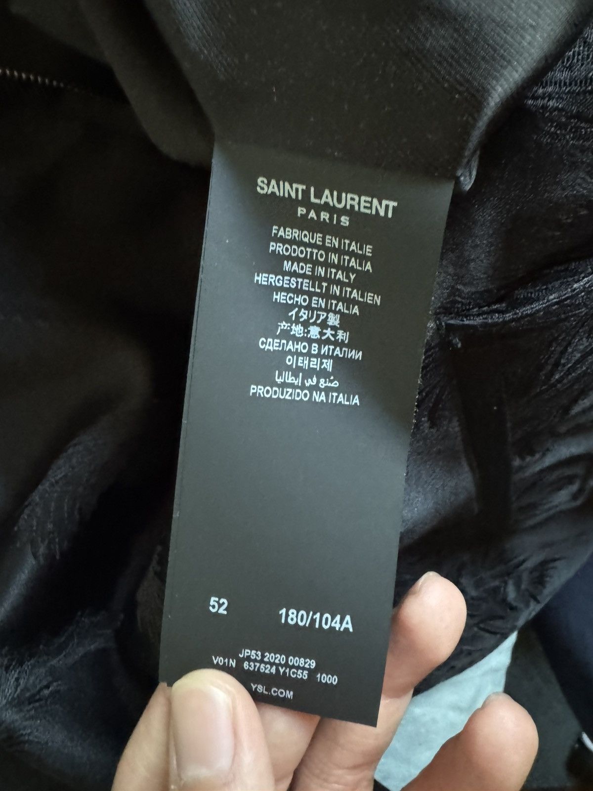 Saint Laurent Paris Saint Laurent 21ss jacket Size US L / EU 52-54 / 3 - 4 Thumbnail
