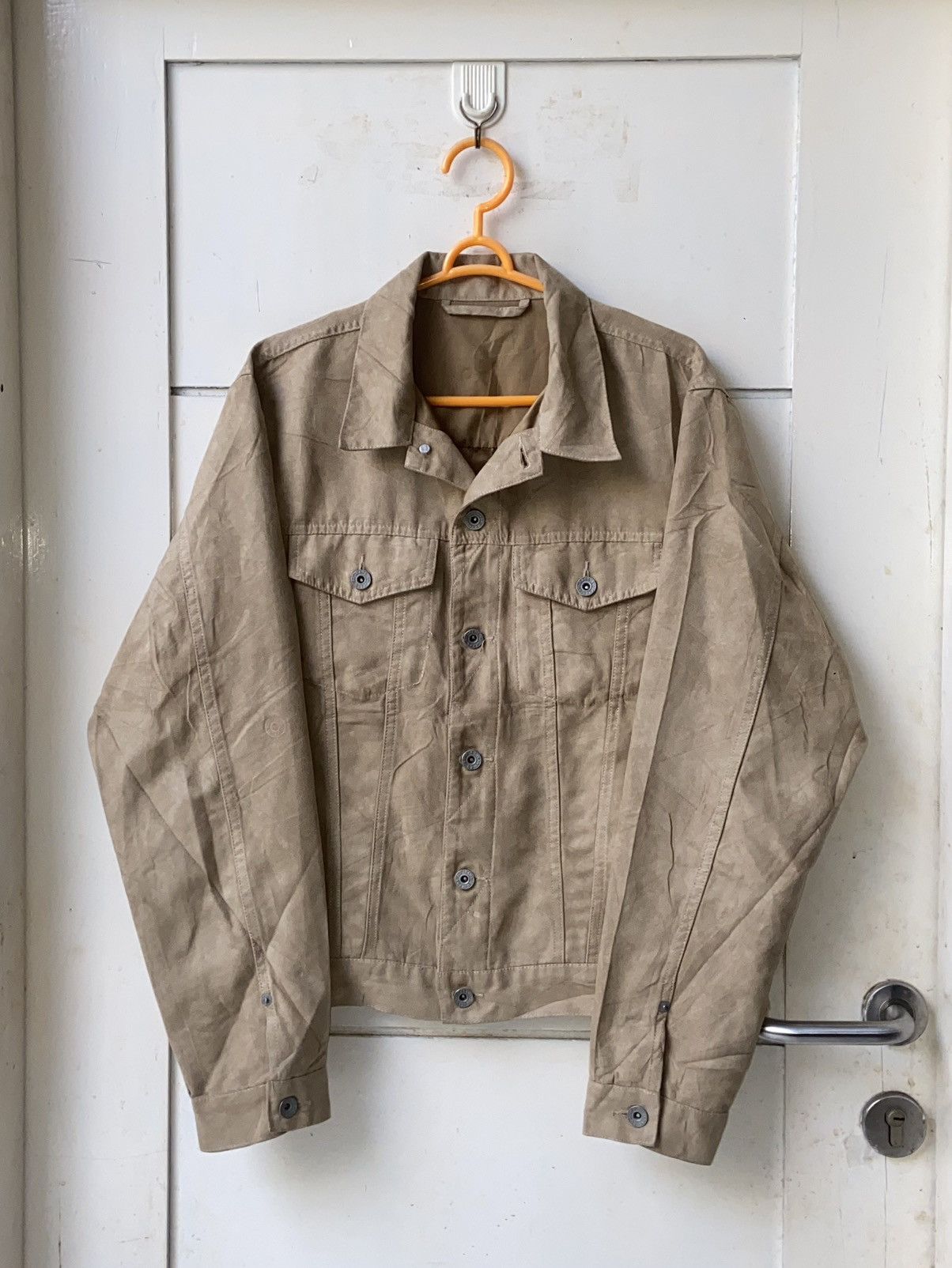 image of Gu Brown Jacket in Brown Nude, Men's (Size Medium)