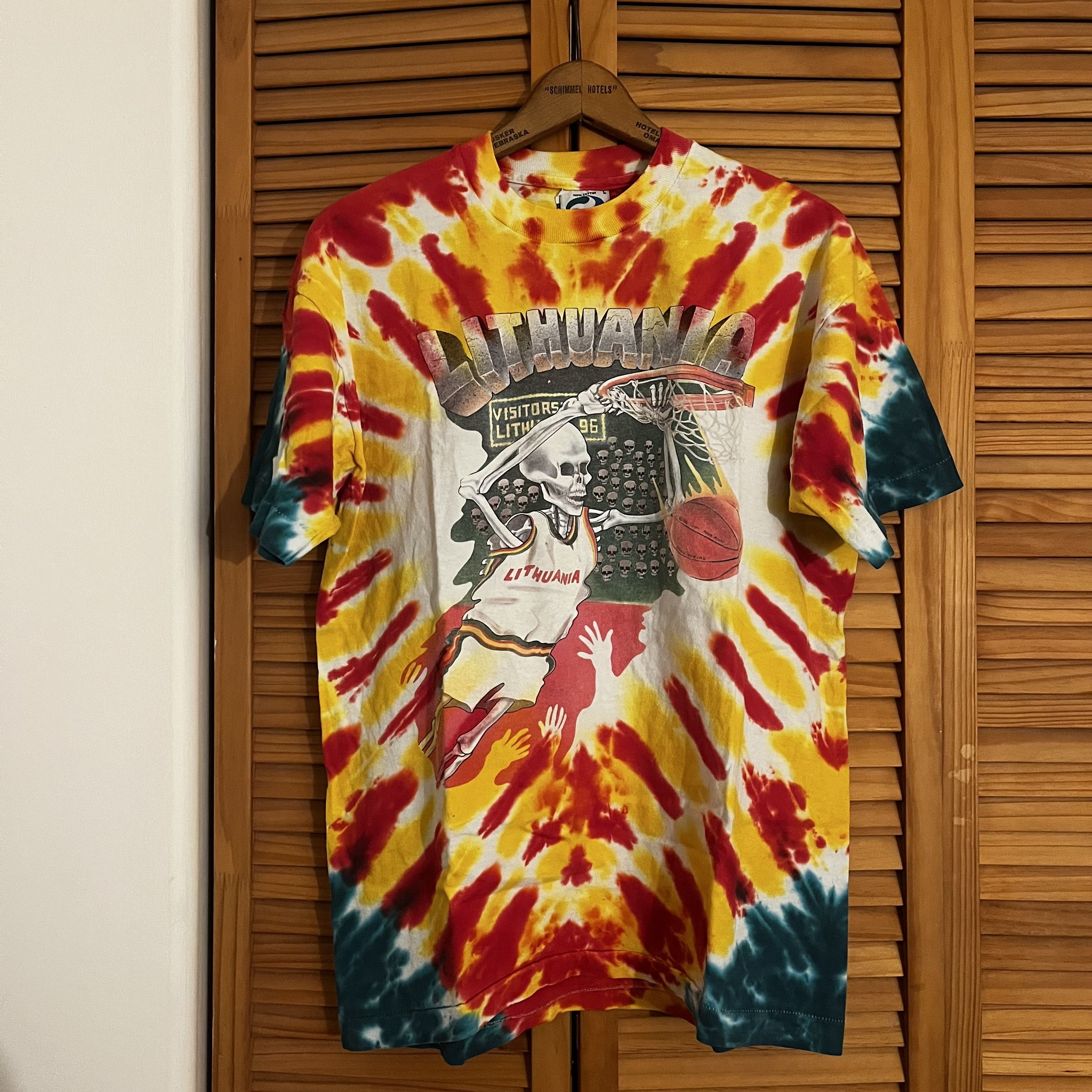 Liquid Blue Vintage 1992 Grateful Dead Lithuania T-Shirt Size US L / EU 52-54 / 3 - 1 Thumbnail
