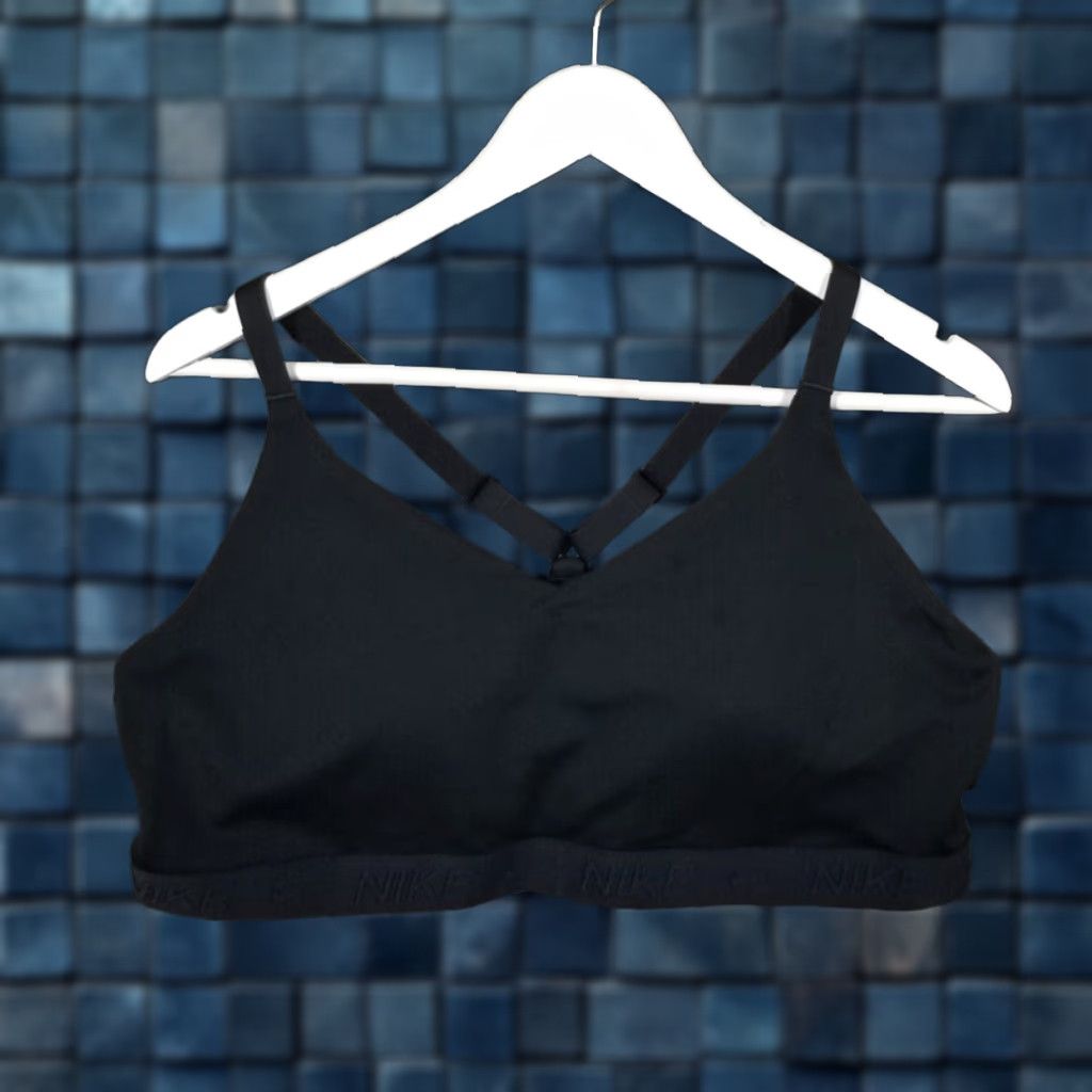 Nike Nike Women's 1X Indy Light Support Padded Sports Bra Black FD1064-010 NEW Size ONE SIZE - 1 Thumbnail