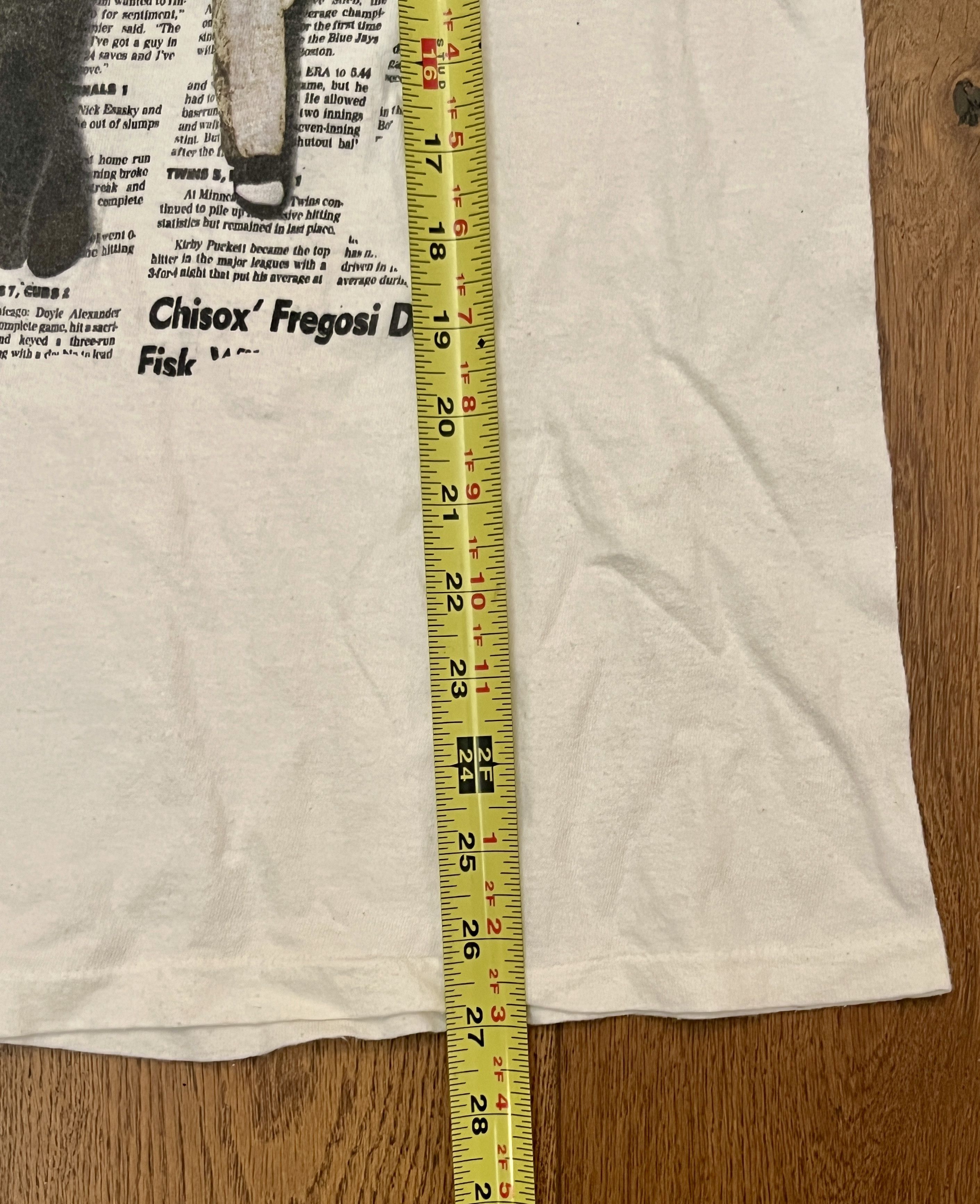 Hanes Vintage 1987 Huey Lewis and The News Tour Shirt XL Size US XL / EU 56 / 4 - 8 Thumbnail