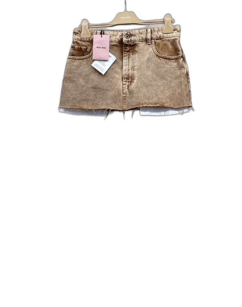 Miu Miu Miu Miu Vintage Casual Short Skirt Size 40" / US 18 - 1 Thumbnail